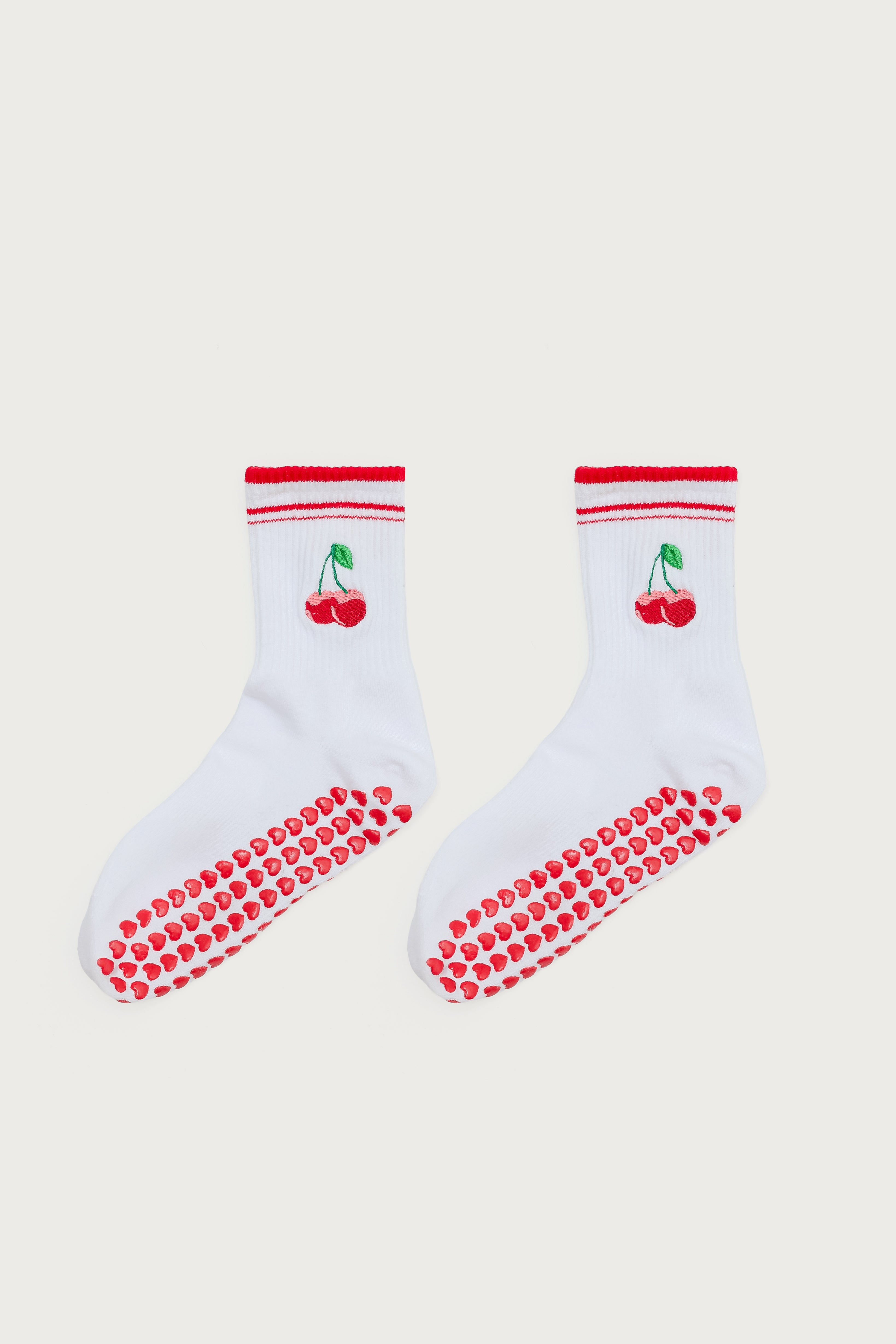 Pilates Cherry Socks-Milans Time