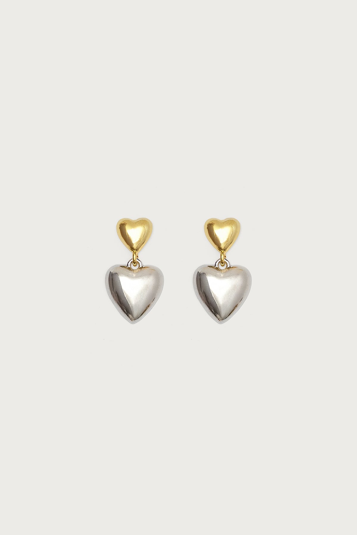 Heart Charm Earrings-Milans Time