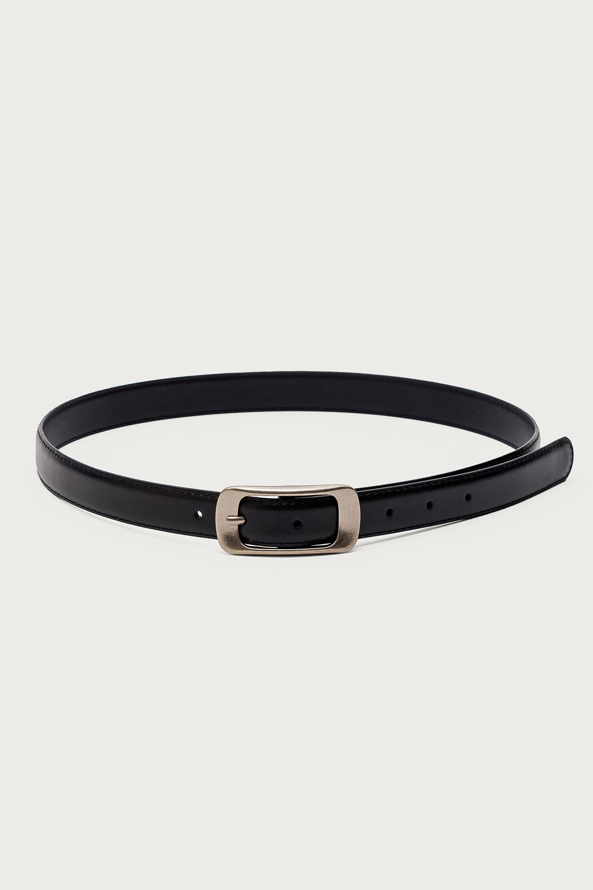 Buckle Babe Faux Leather Belt-Milans Time