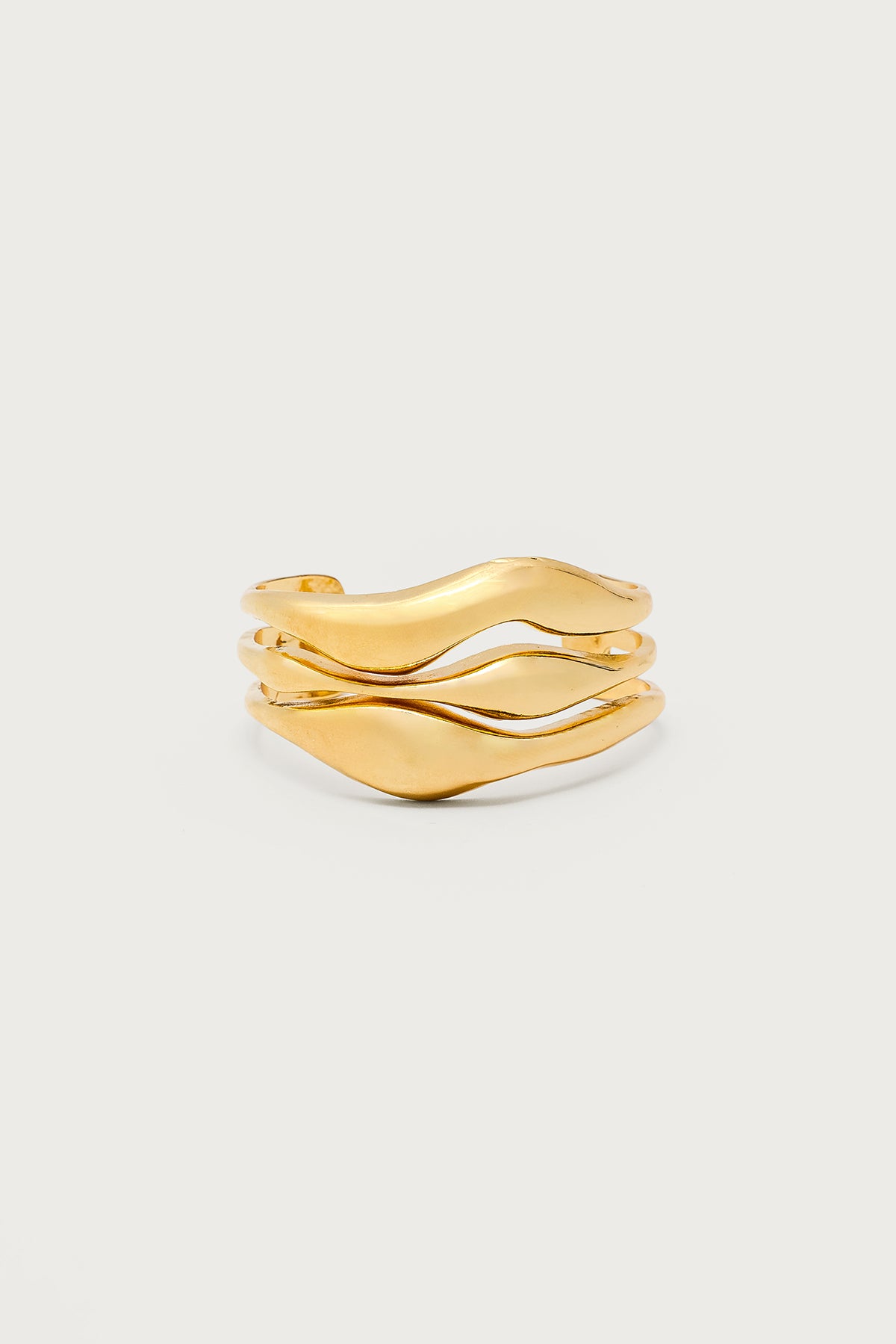 Abstract Stacked Arm Cuff-Milans Time