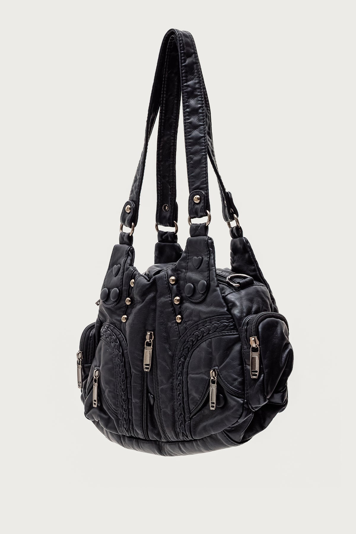 Bratty Faux Leather Bag-Milans Time