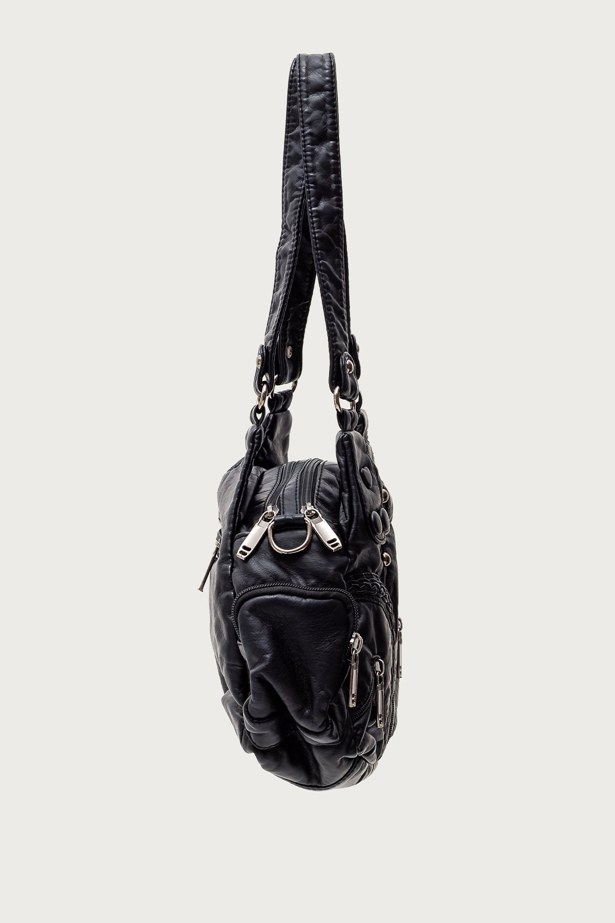 Bratty Faux Leather Bag-Milans Time