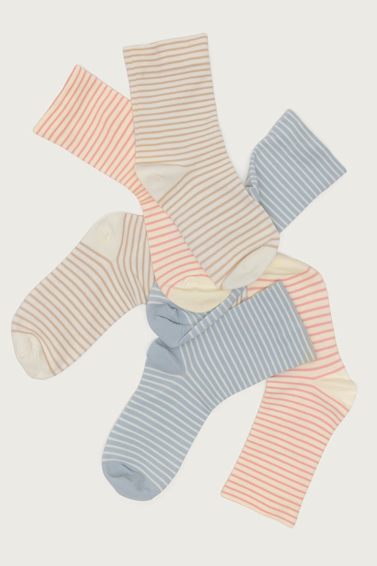 Pack Of 3 Striped Socks-Milans Time