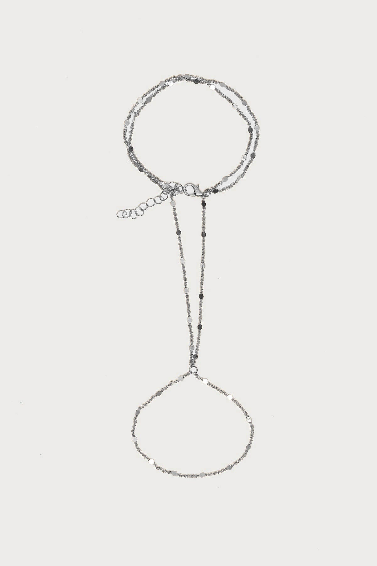 Dainty Disc Hand Chain-Milans Time