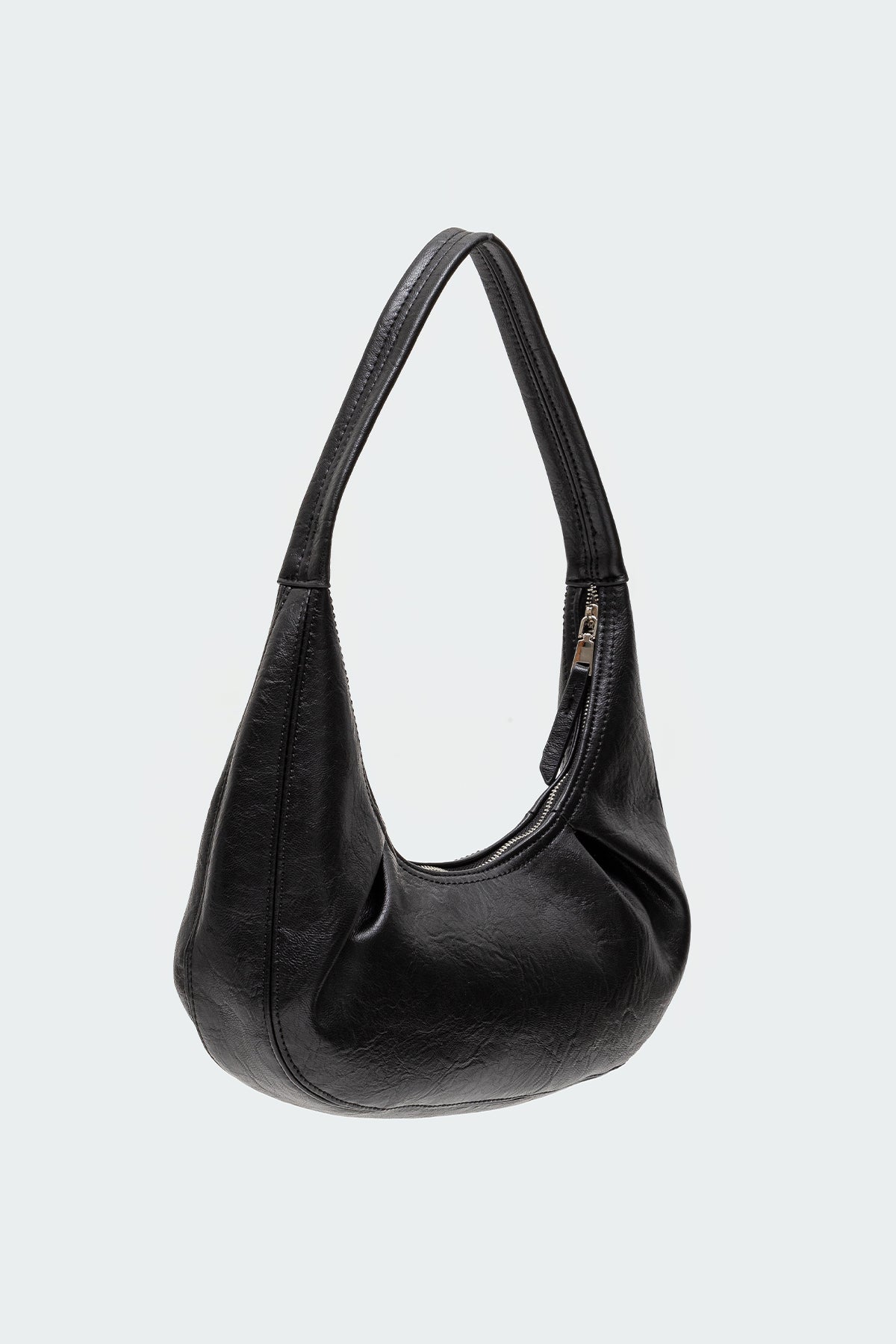 So Chic Faux Leather Shoulder Bag-Milans Time