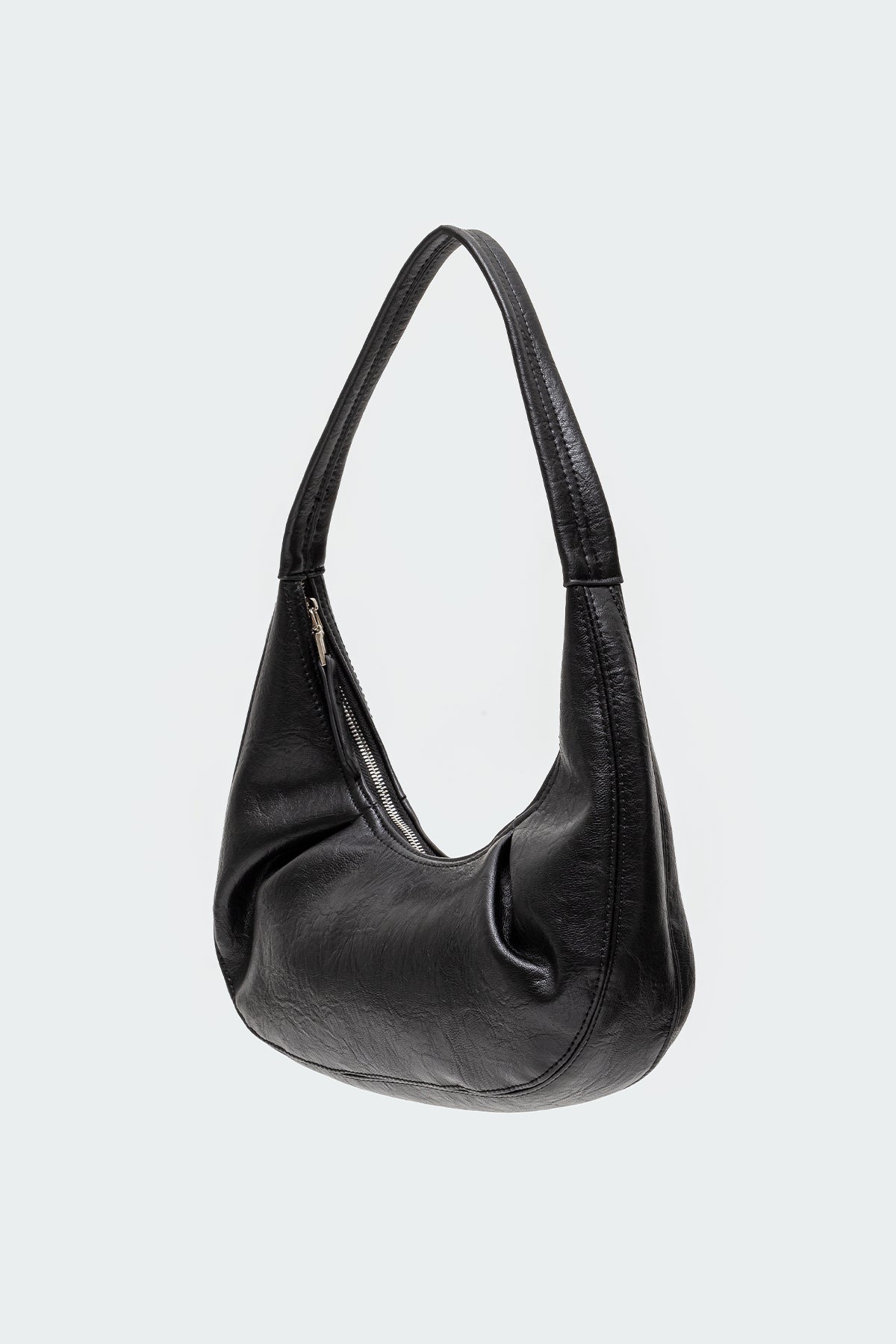 So Chic Faux Leather Shoulder Bag-Milans Time