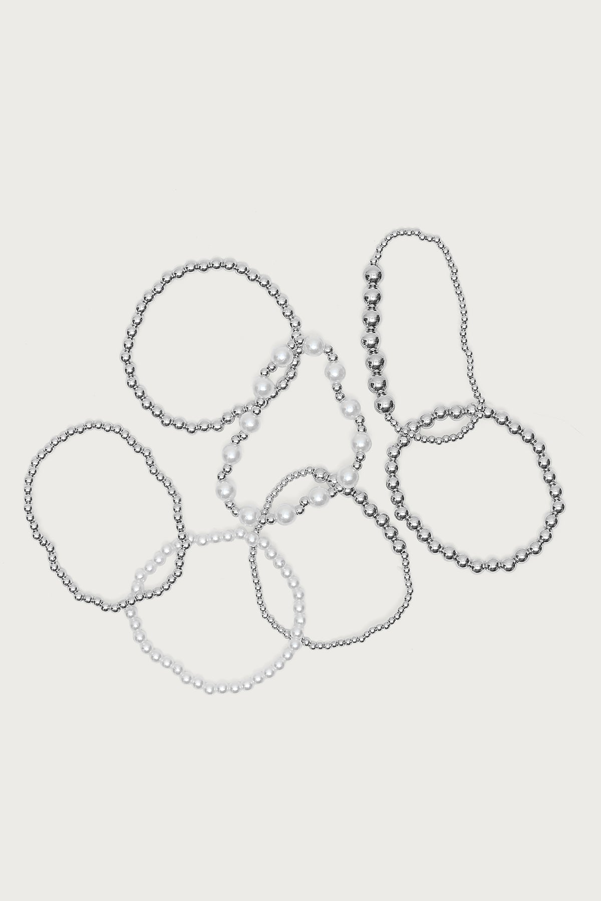 Glam Pearly Beaded Bracelet Pack-Milans Time