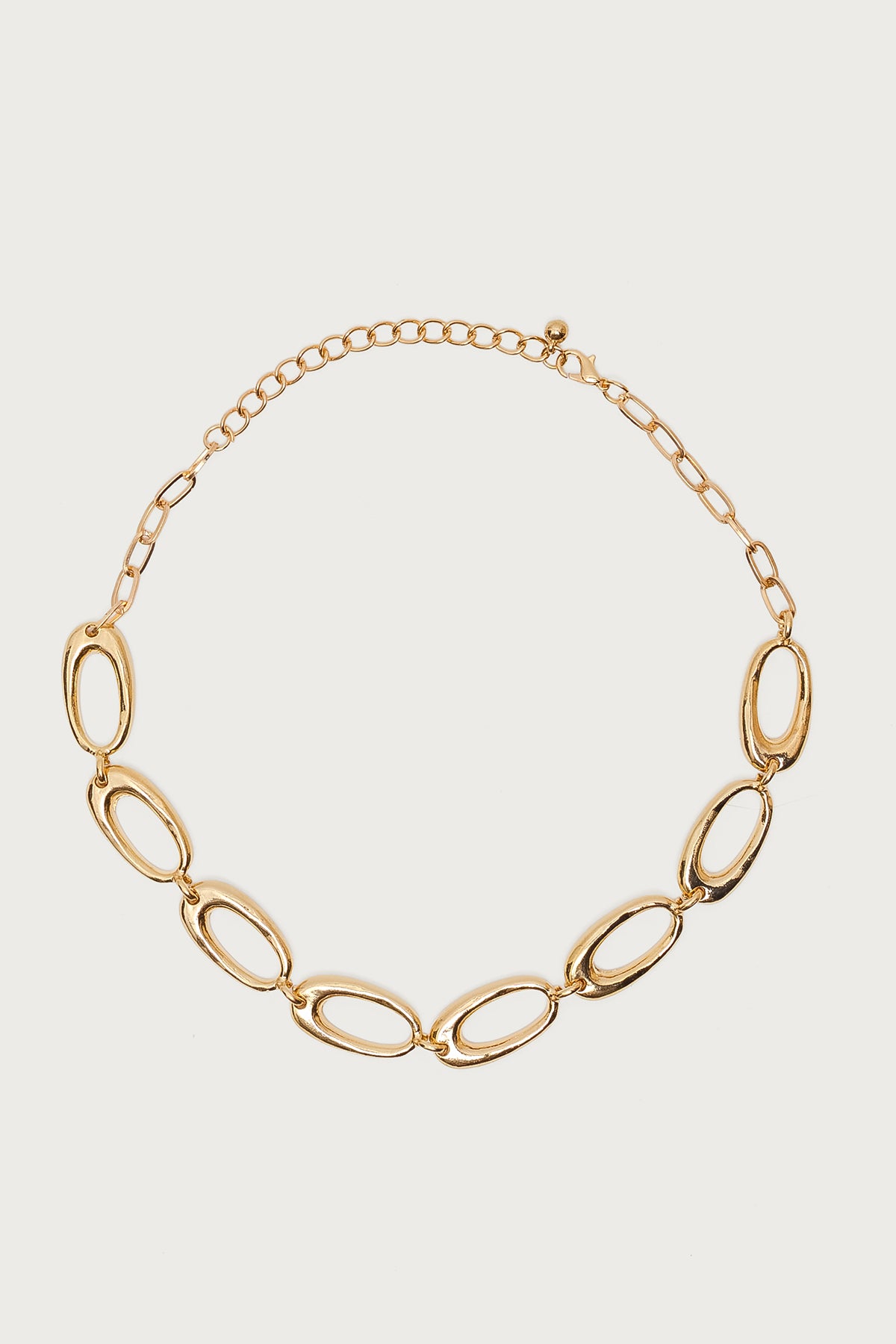 Oval Chain Necklace-Milans Time