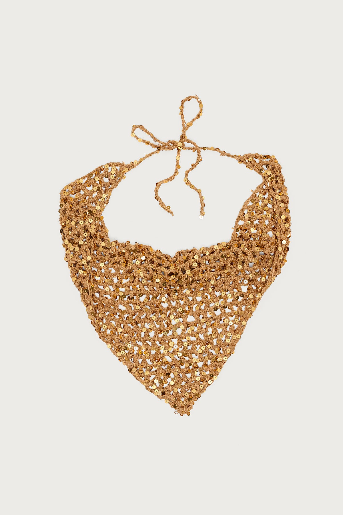 Sequin Crochet Waist Scarf-Milans Time