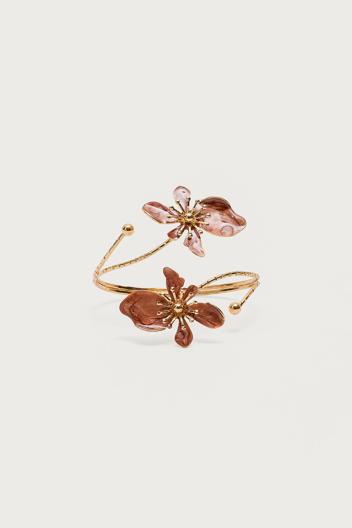 Blush Flower Arm Cuff-Milans Time