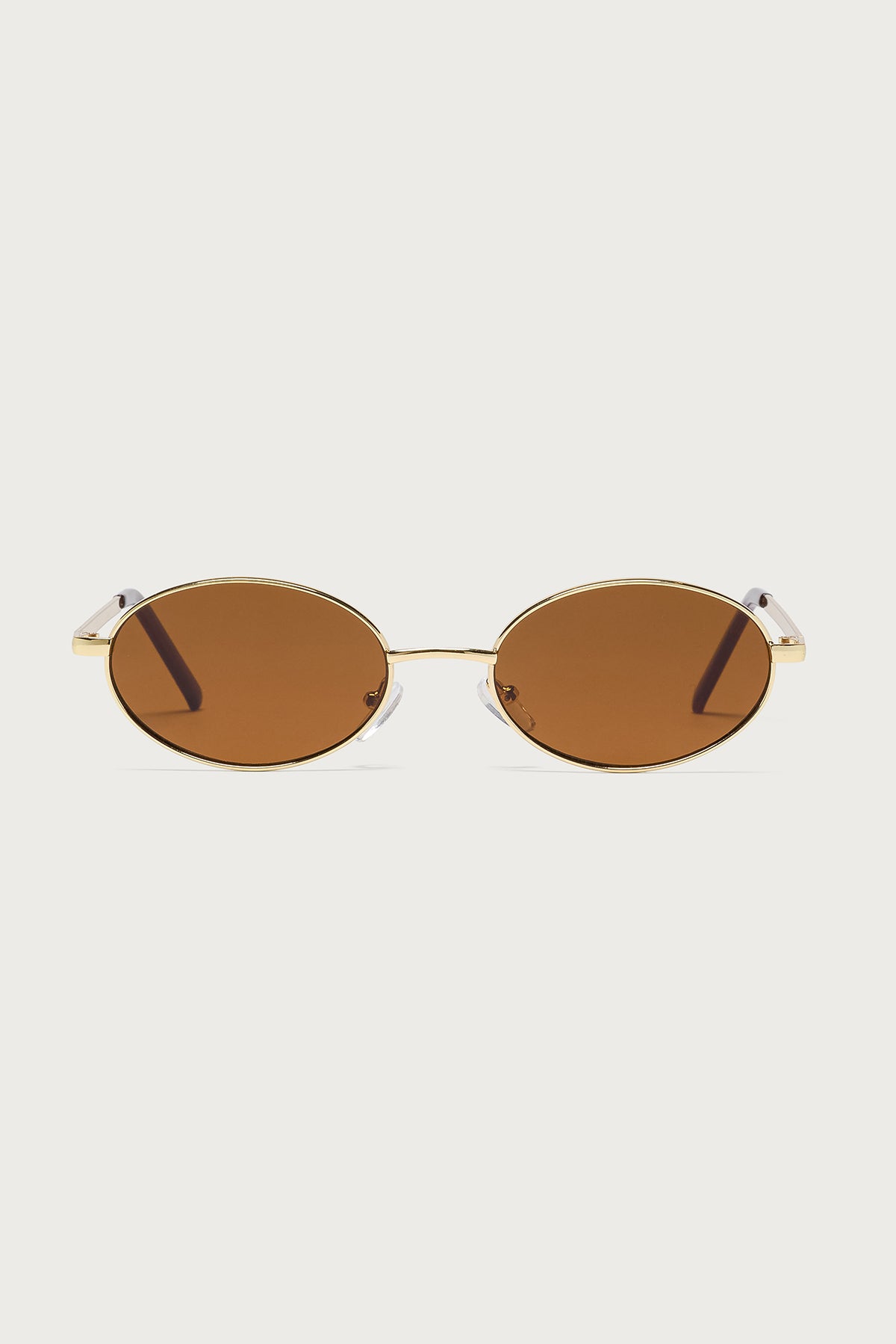 Naomie Oval Metal Sunglasses-Milans Time