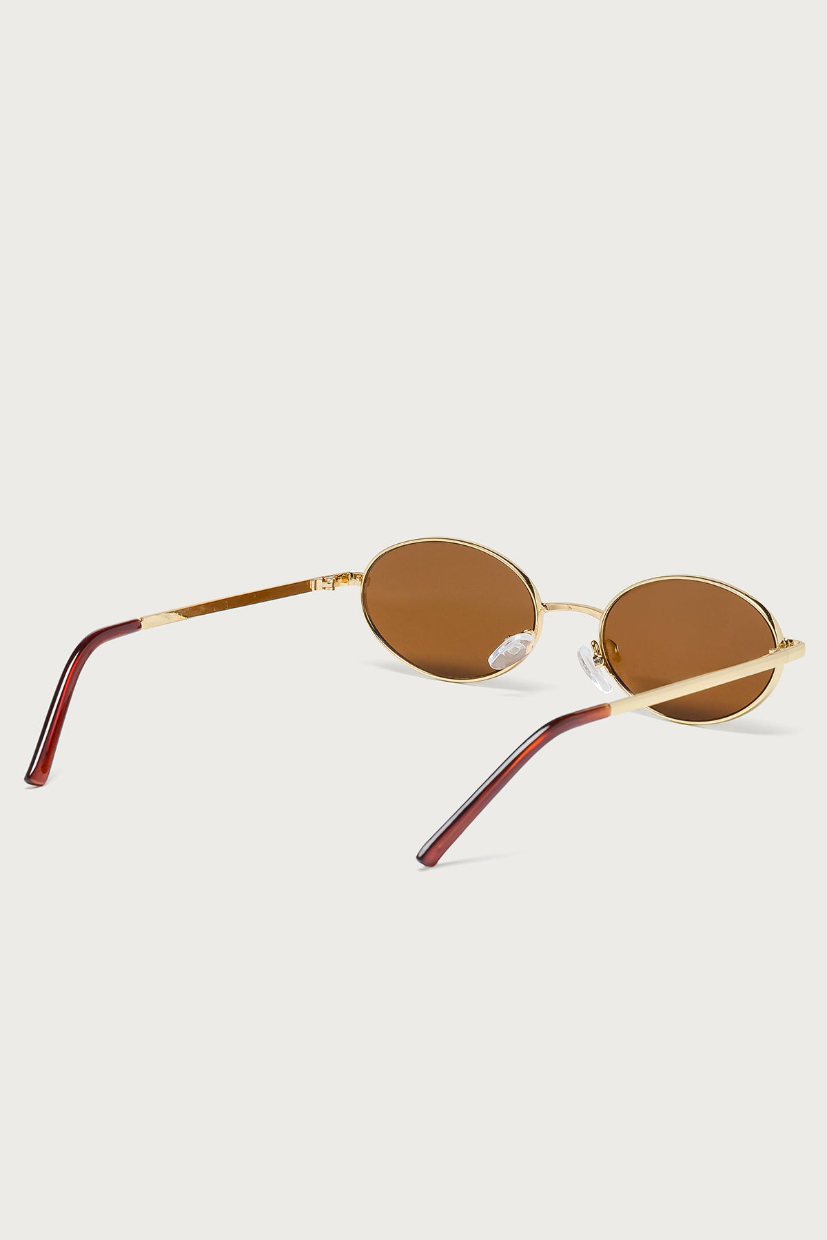 Naomie Oval Metal Sunglasses-Milans Time