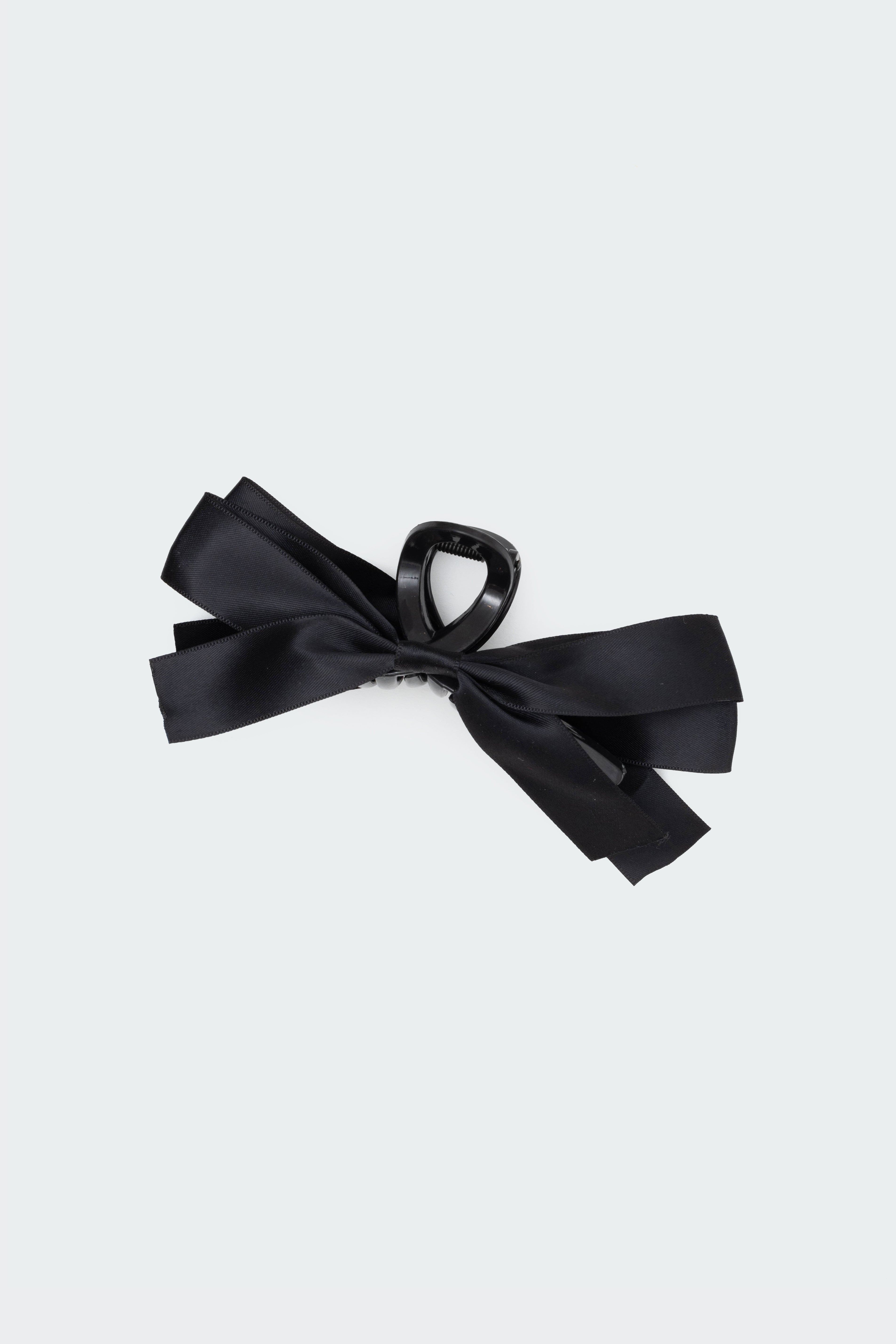 Satin Effect Bow Hair Clip-Milans Time