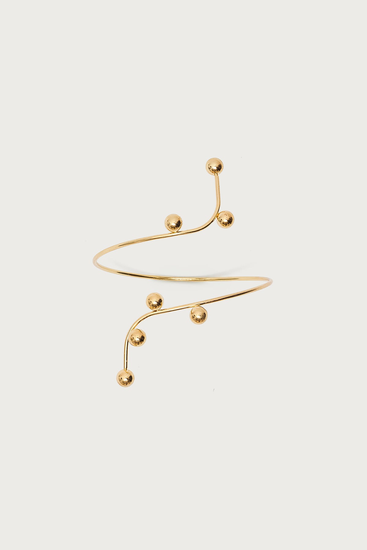 Drop Bead Wrapped Arm Cuff-Milans Time