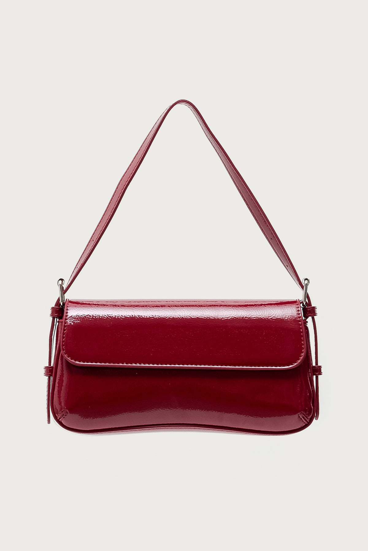 Red Carpet Faux Patent Leather Bag-Milans Time