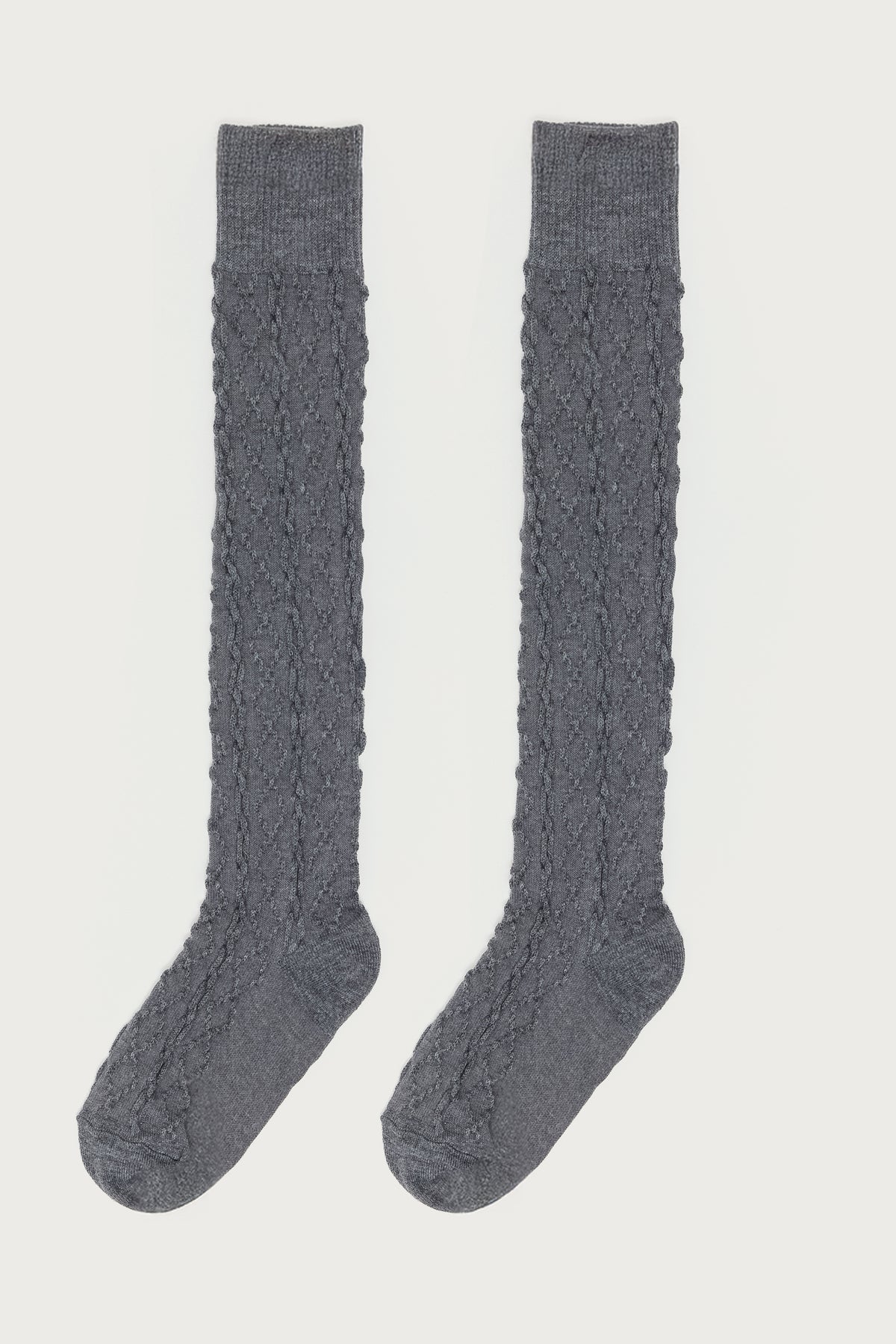 Cable Knit Socks-Milans Time