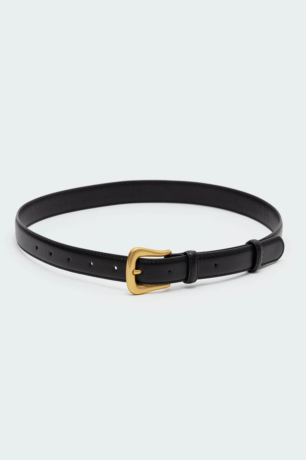 Back To Basics Faux Leather Belt-Milans Time