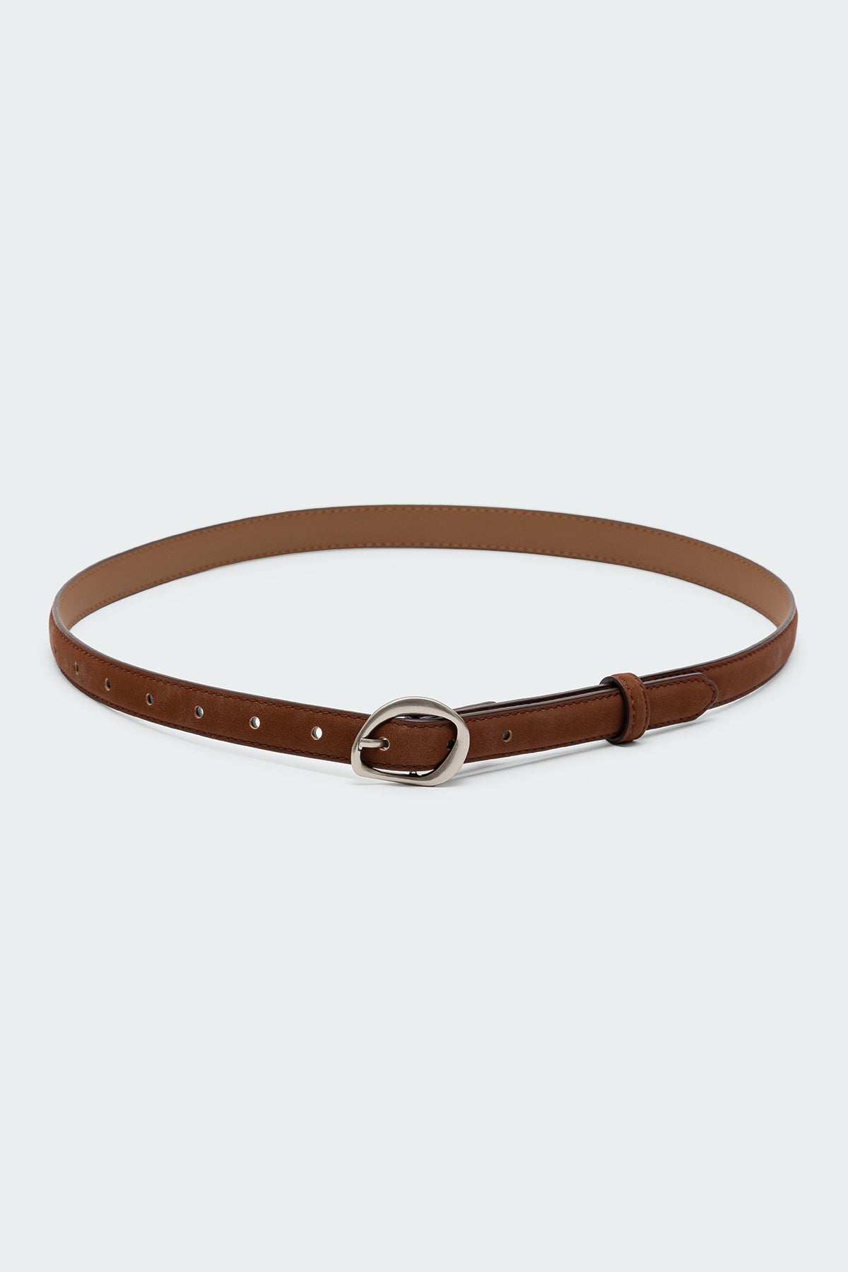 Faux Suede Slim Belt-Milans Time