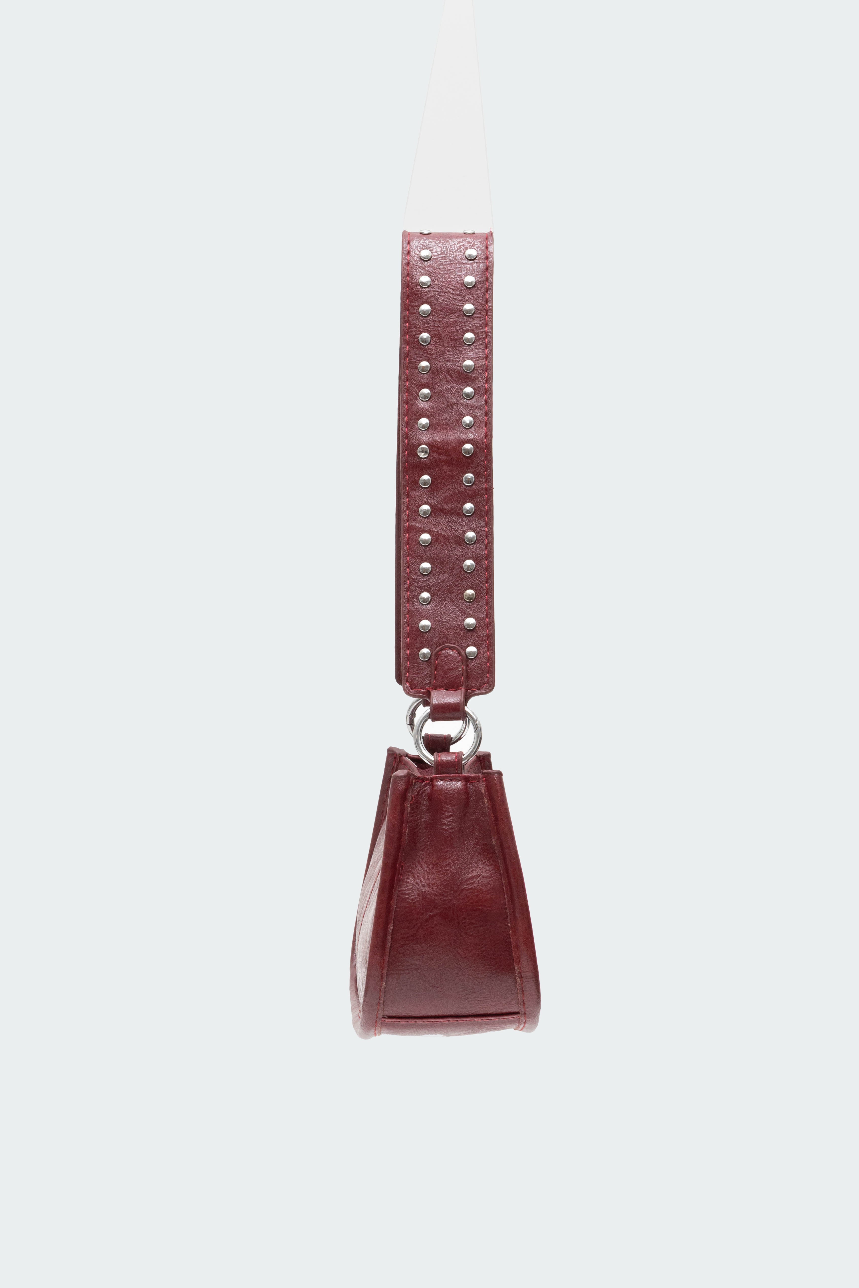 Studded Strap Faux Leather Bag-Milans Time