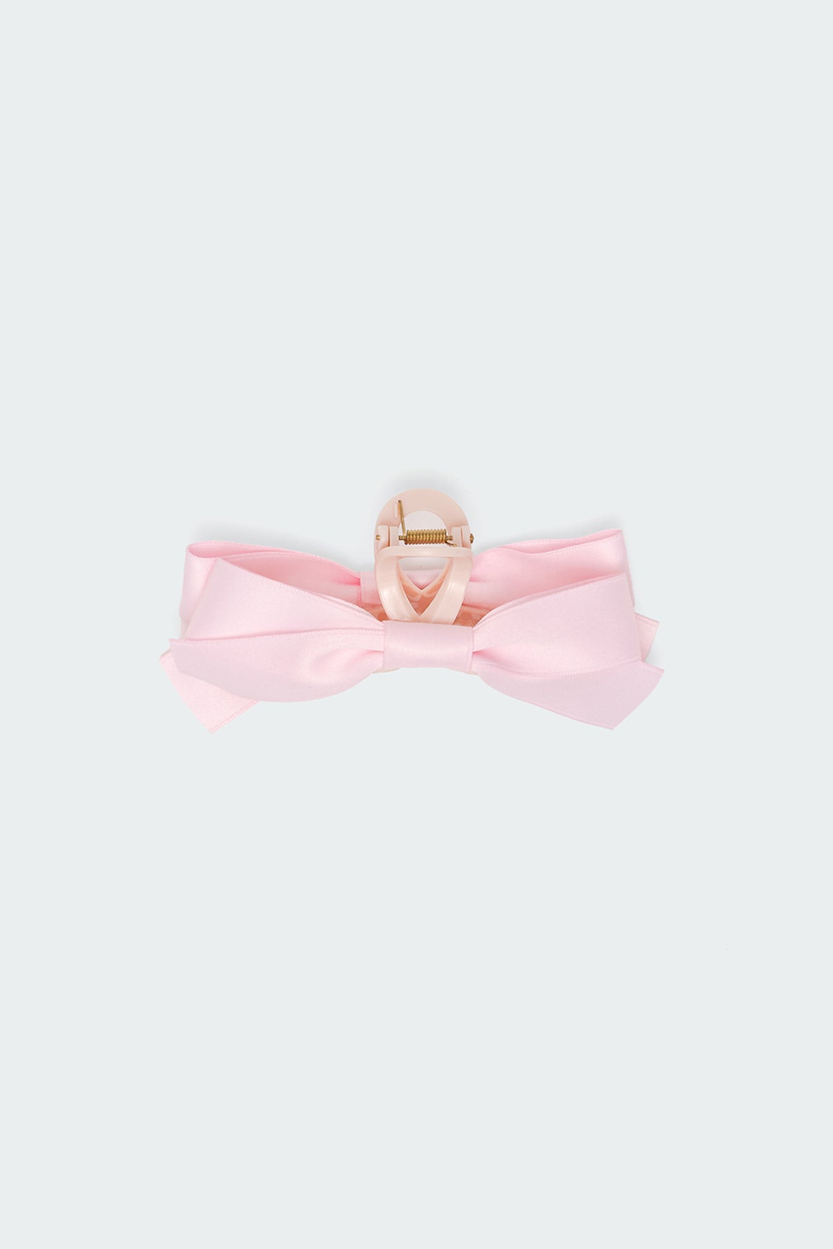 Satin Effect Bow Hair Clip-Milans Time