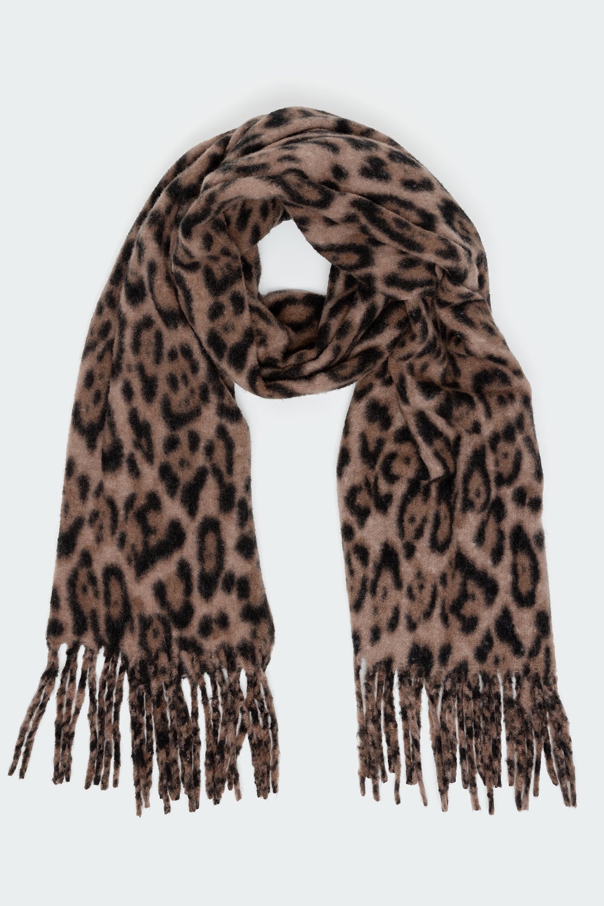 Chunky Leopard Scarf-Milans Time