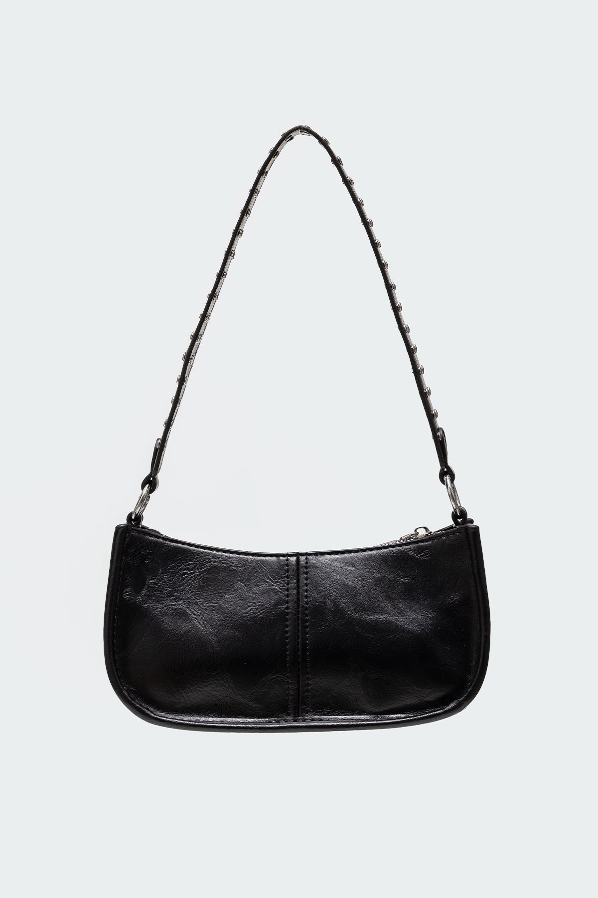 Studded Strap Faux Leather Bag-Milans Time