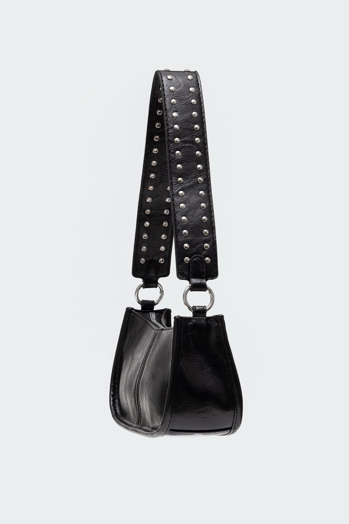 Studded Strap Faux Leather Bag-Milans Time