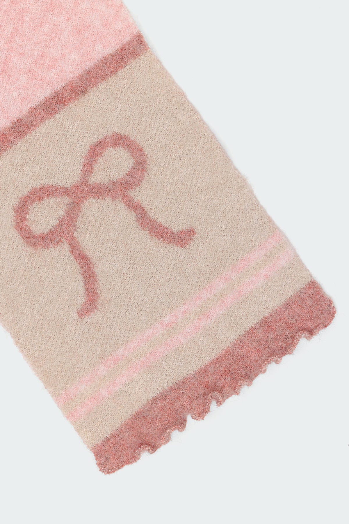 Chunky Bow Scarf-Milans Time