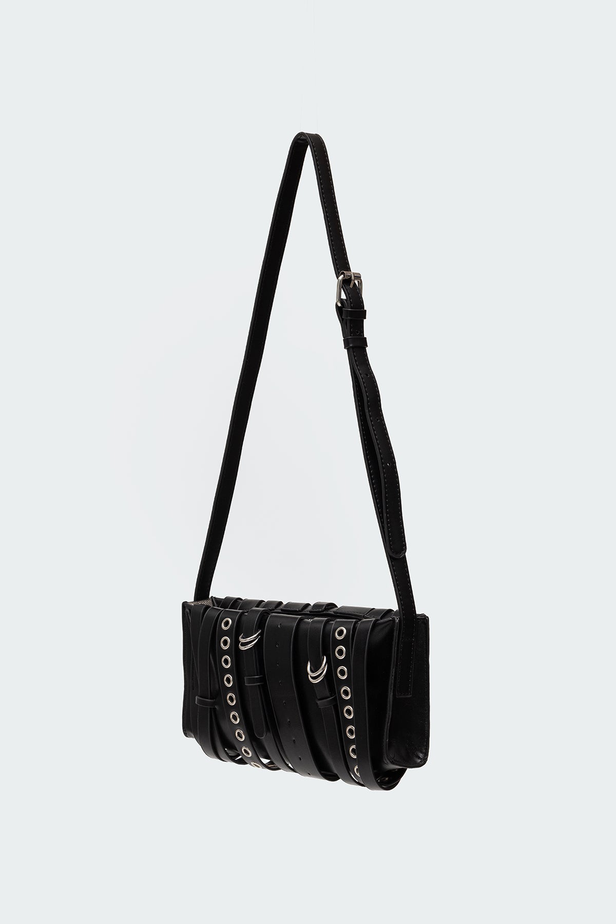 Strappy Grommet Bag-Milans Time