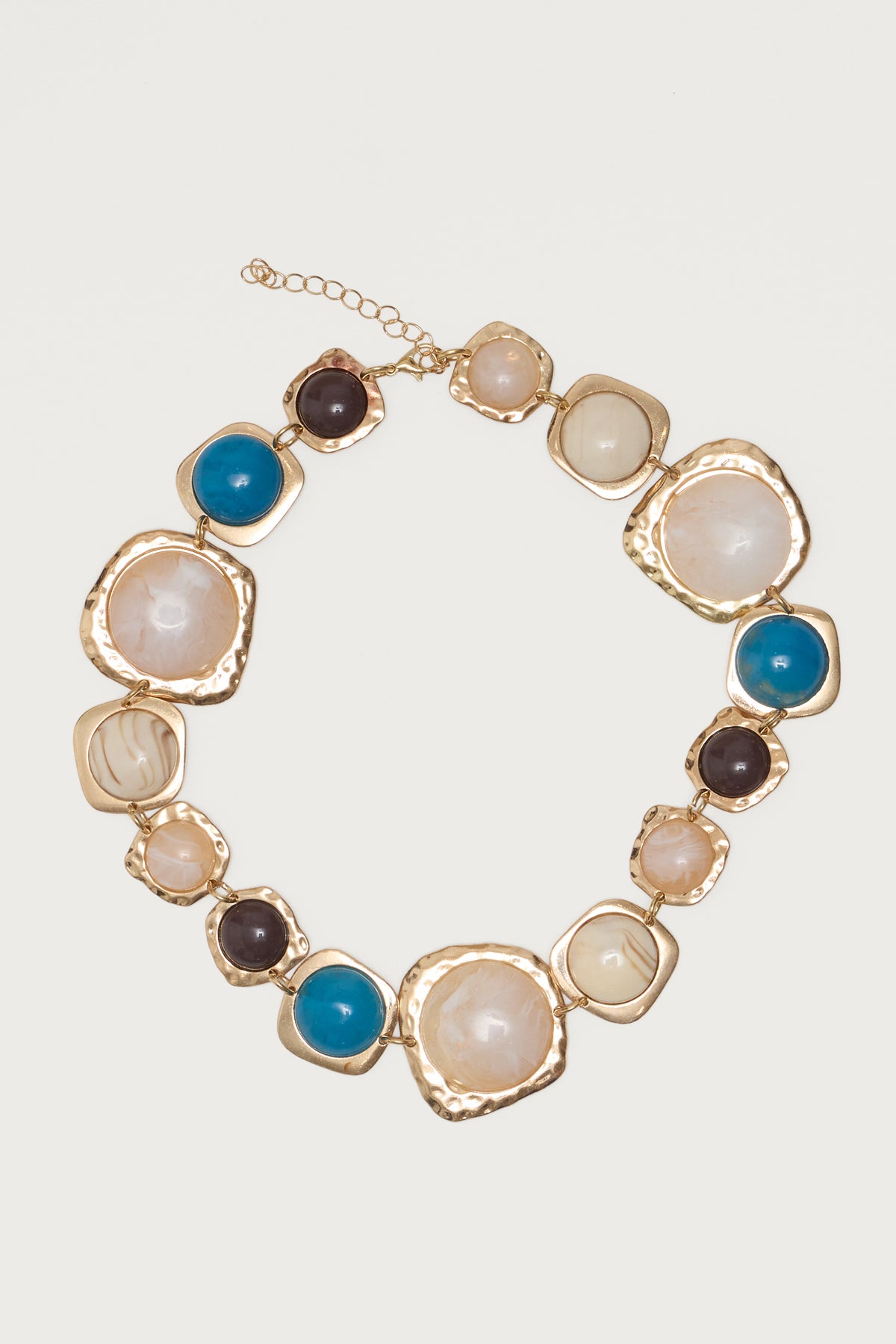 Mixed Stone Necklace-Milans Time