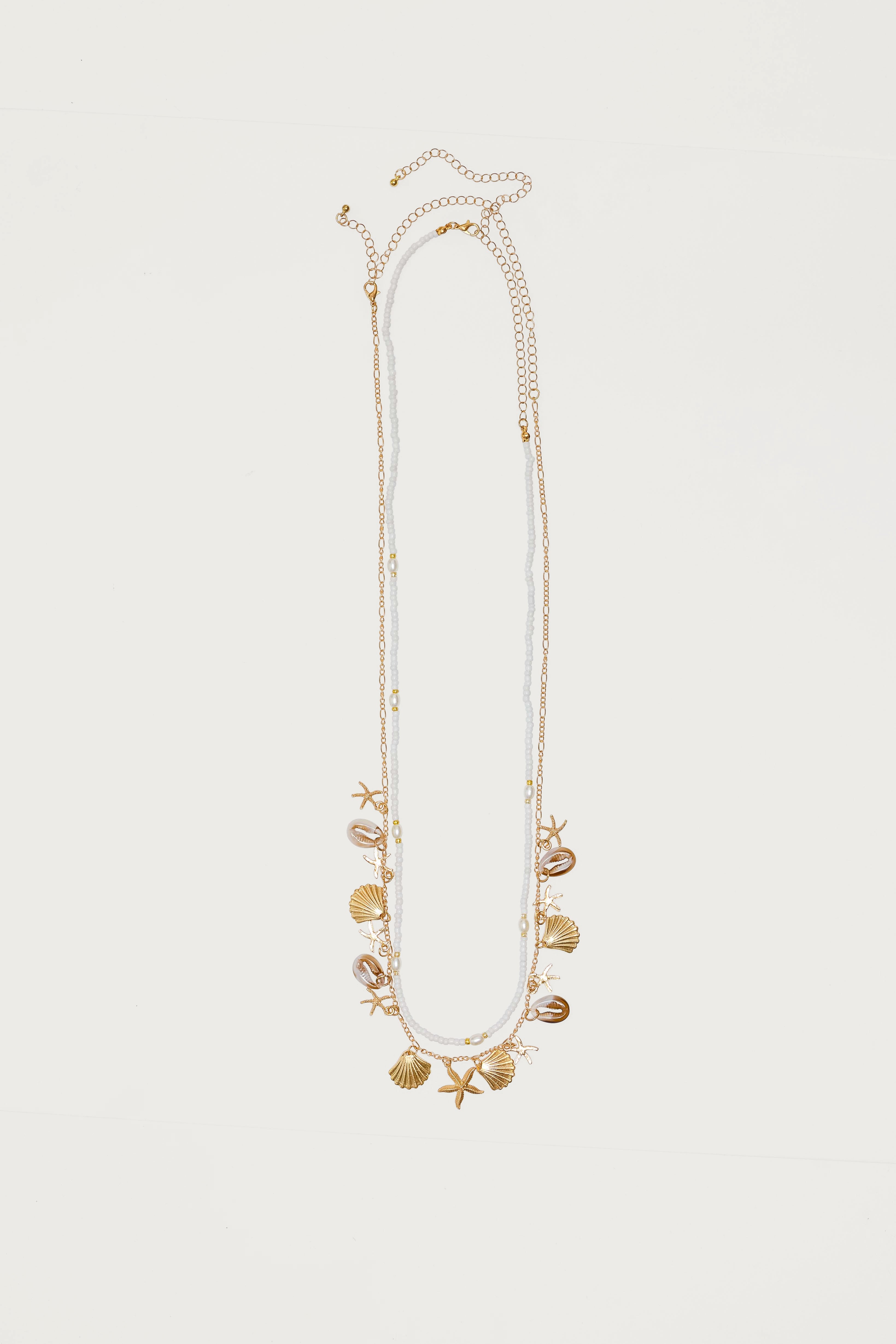 Bead & Coastal Charm Belly Chains-Milans Time