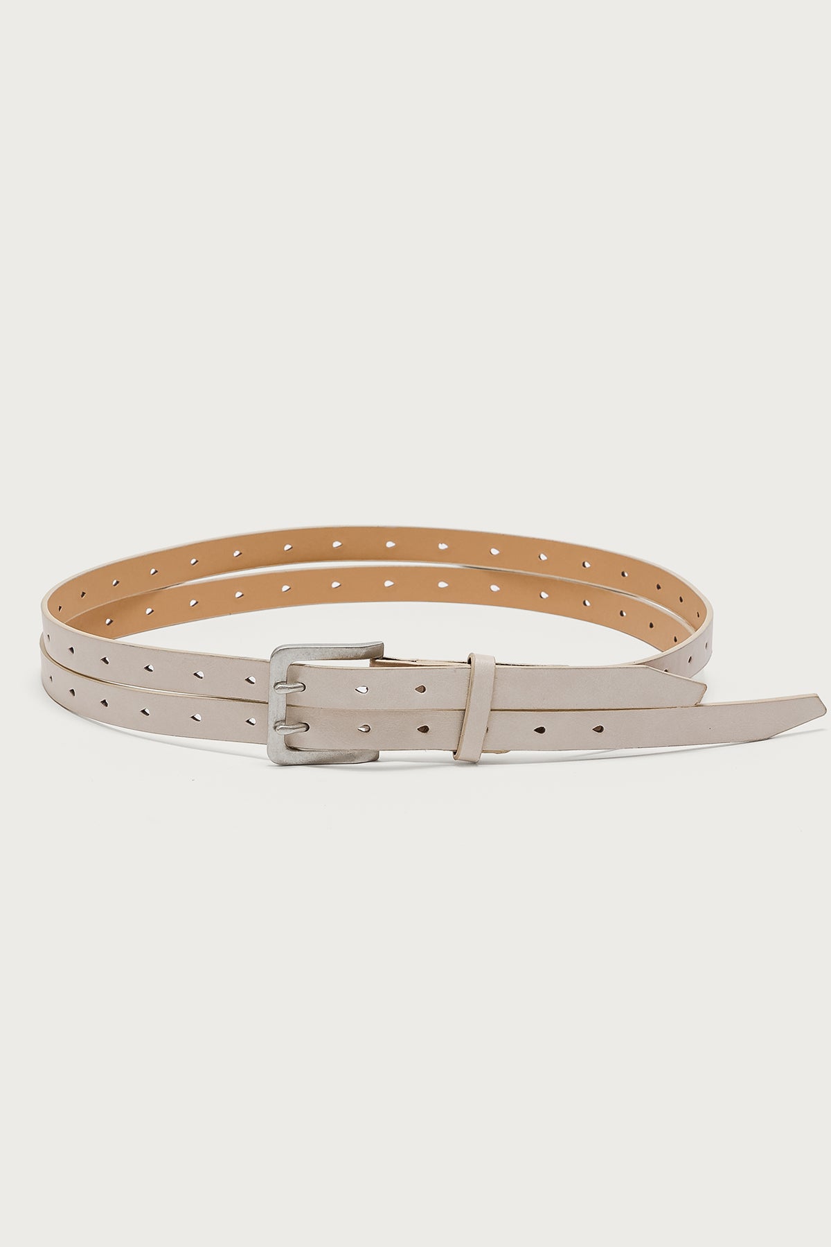 Double Look Faux Leather Belt-Milans Time