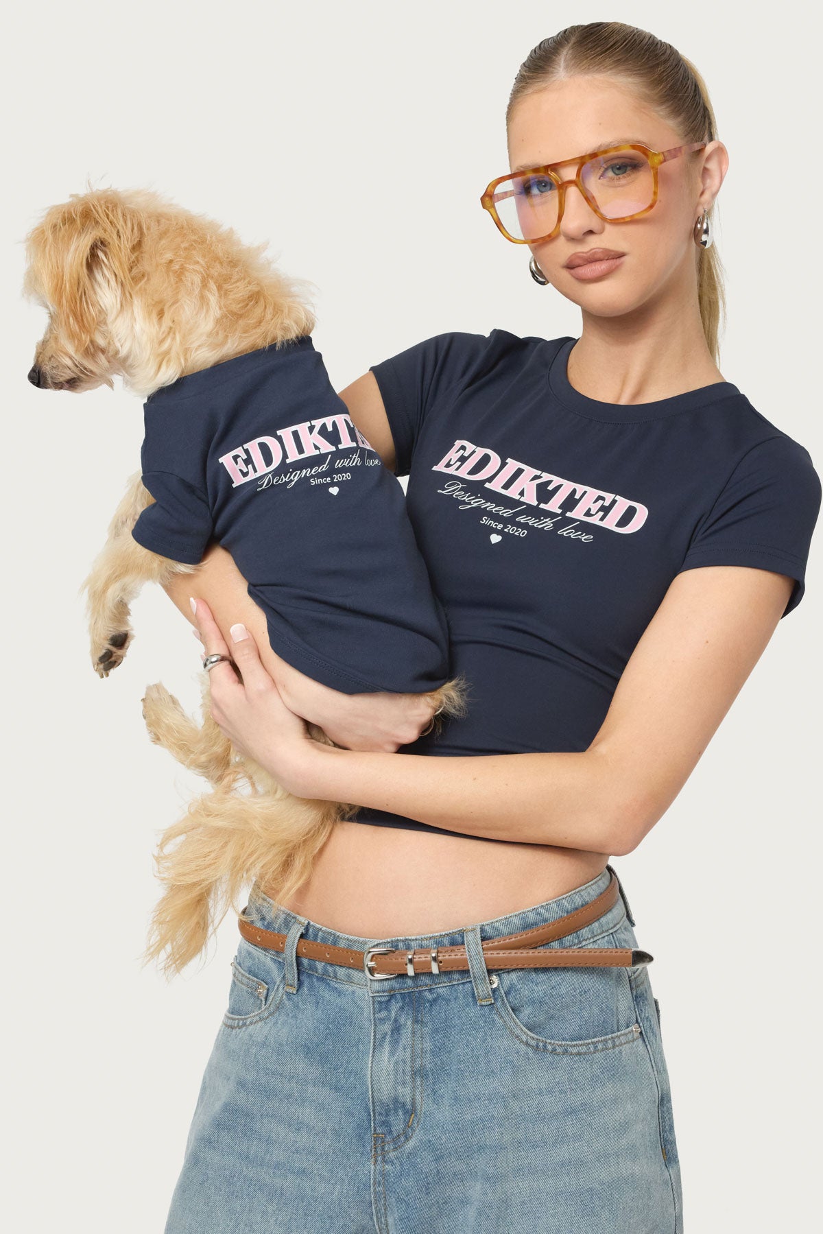With Love Pet T Shirt-Milans Time