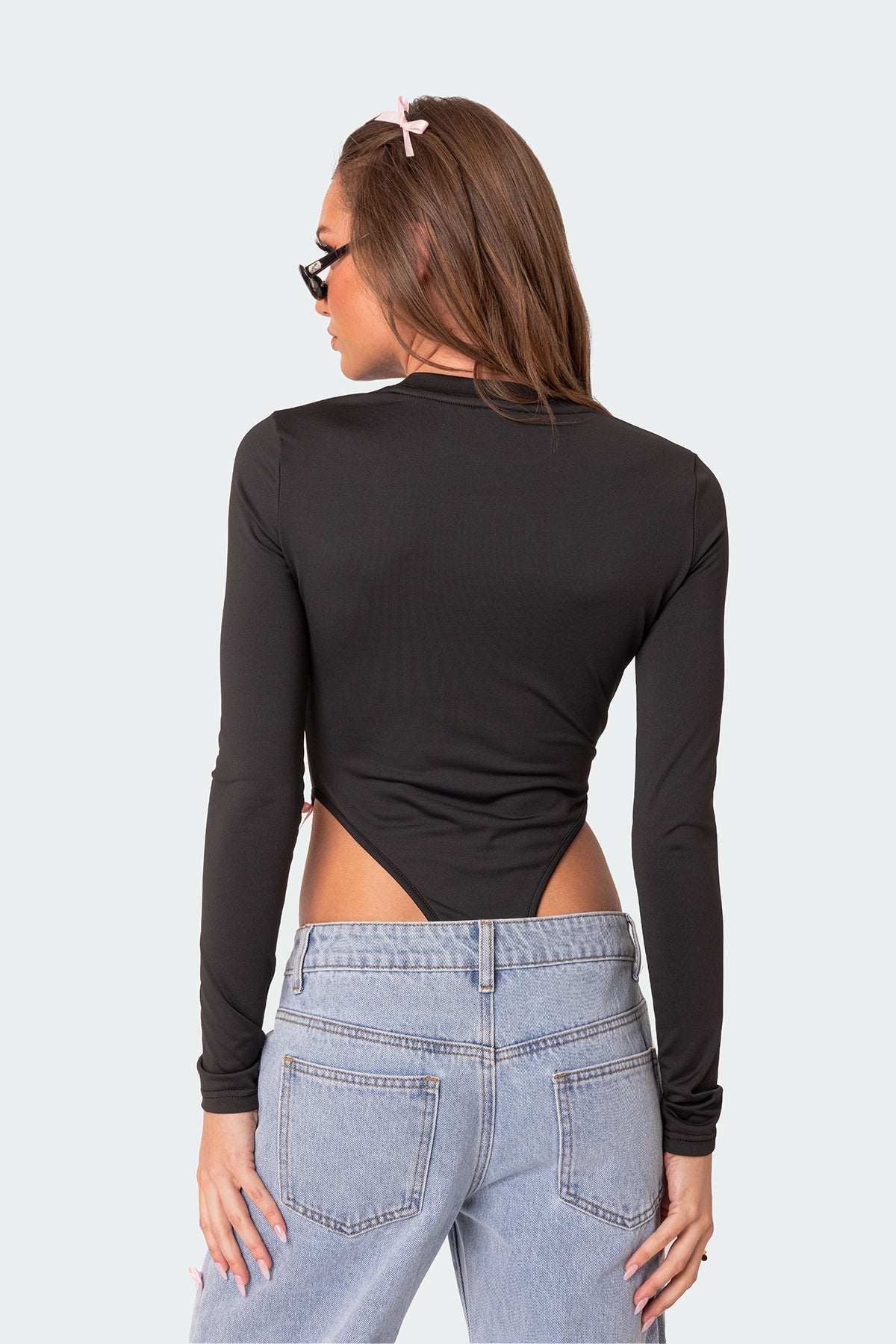 Marlo High Cut Bodysuit-Milans Time