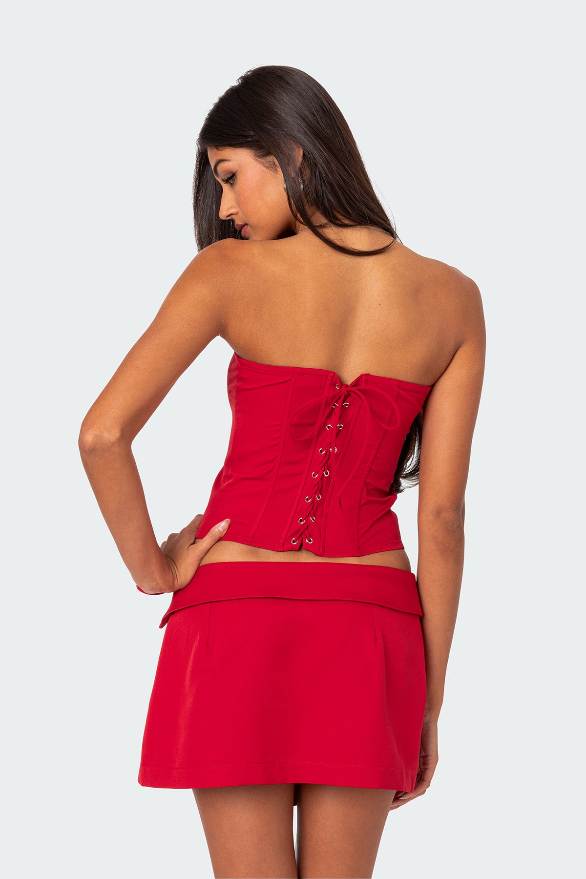 Selena Lace Up Corset-Milans Time