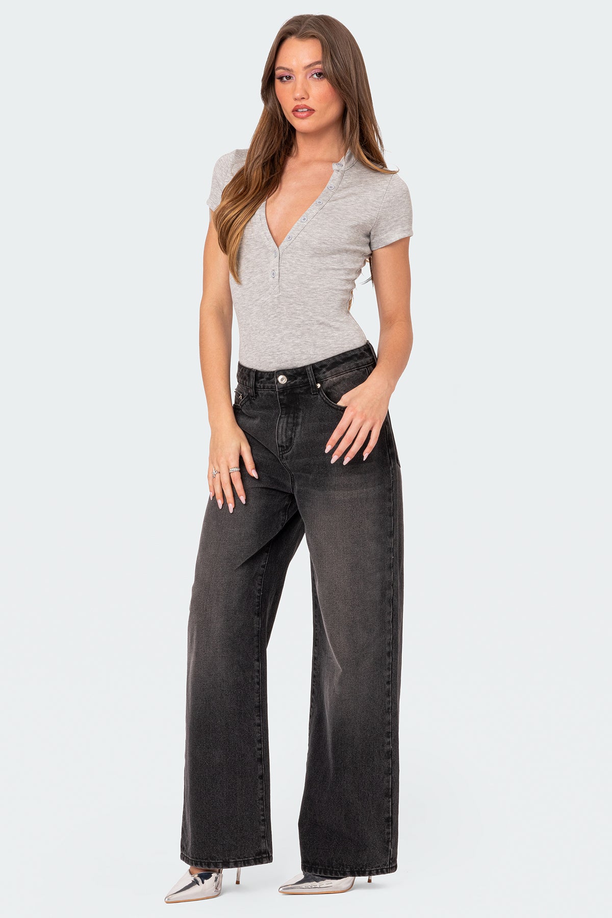 So Chill Button Up Bodysuit-Milans Time