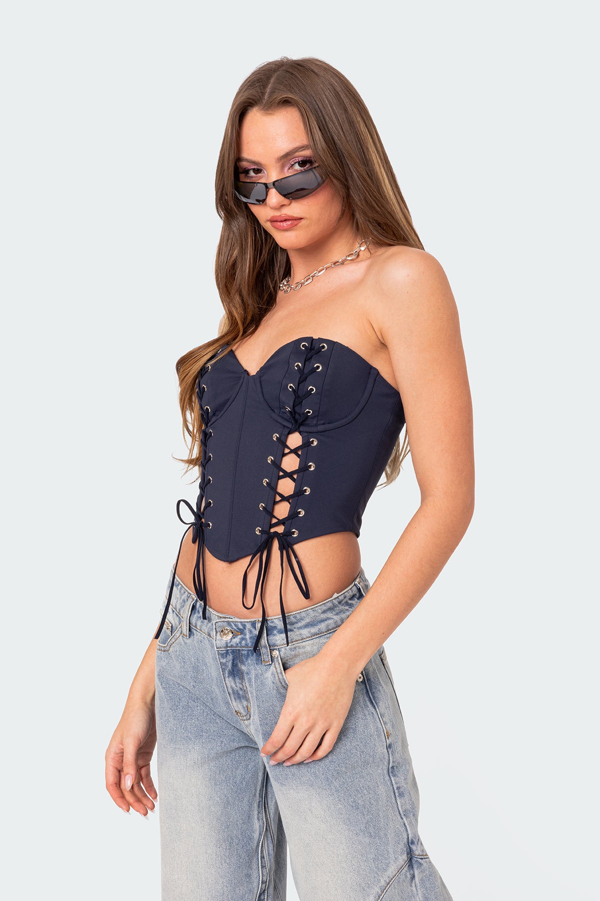 Mckenna Lace Up Corset-Milans Time
