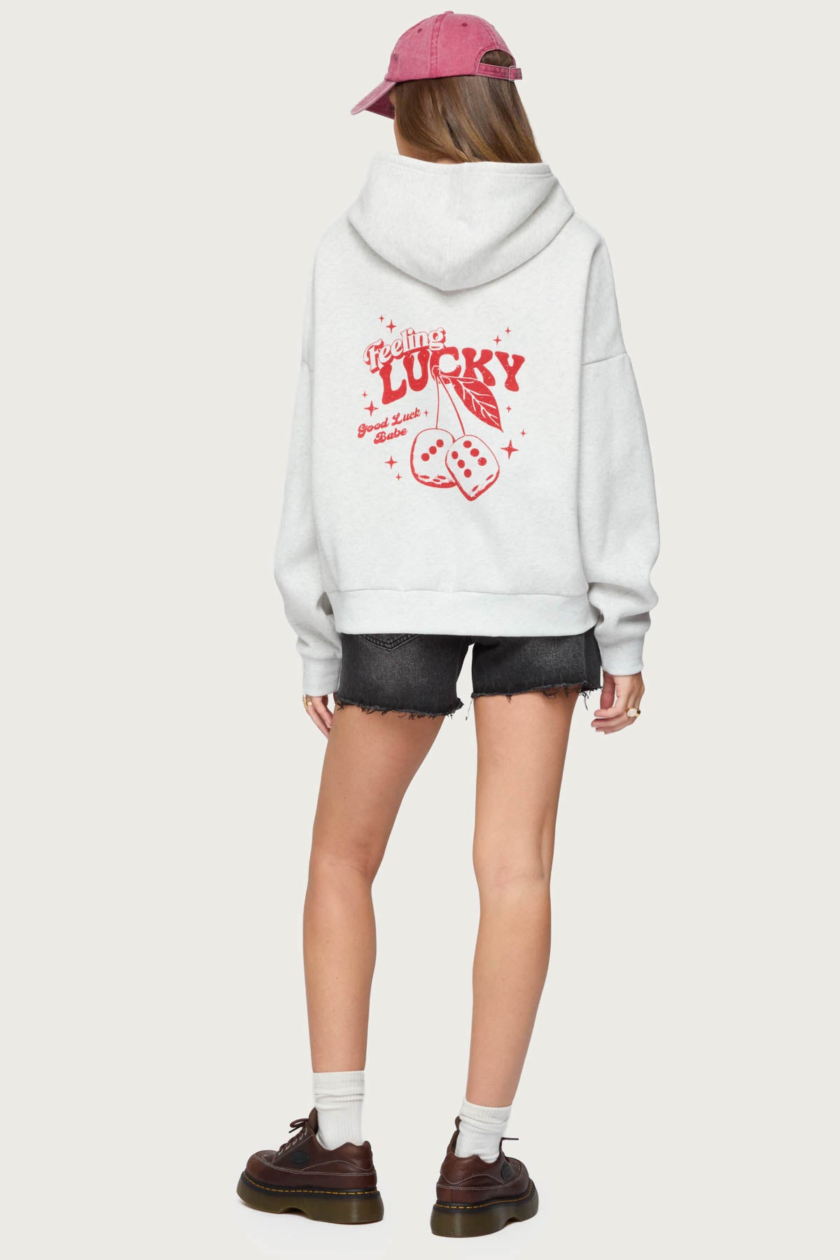 Feeling Lucky Oversized Hoodie-Milans Time