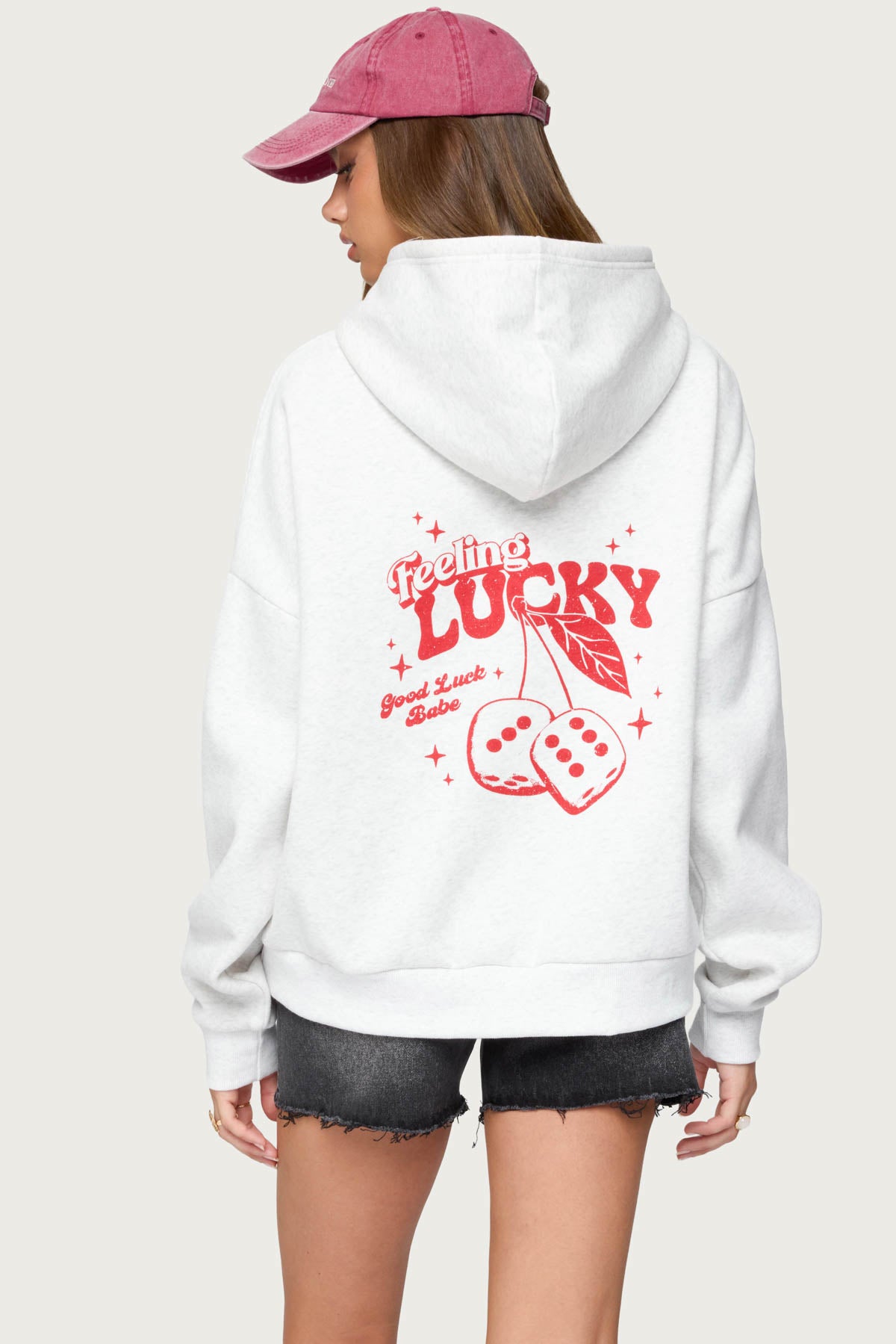 Feeling Lucky Oversized Hoodie-Milans Time