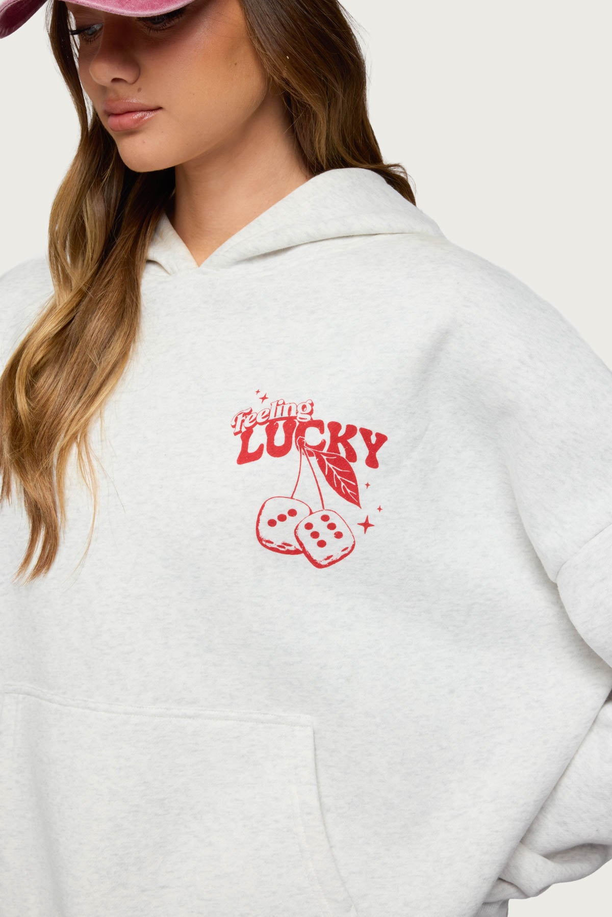 Feeling Lucky Oversized Hoodie-Milans Time