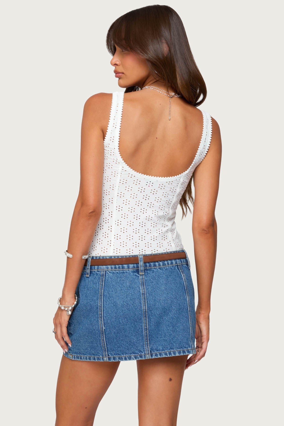 Clementina Eyelet Bodysuit-Milans Time