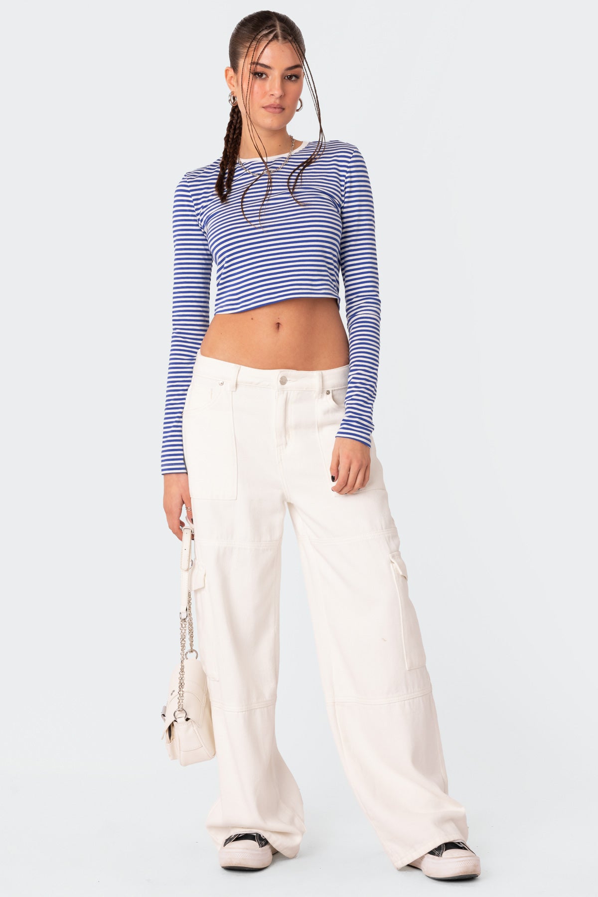 Montie Striped Long Sleeve T-Shirt-Milans Time