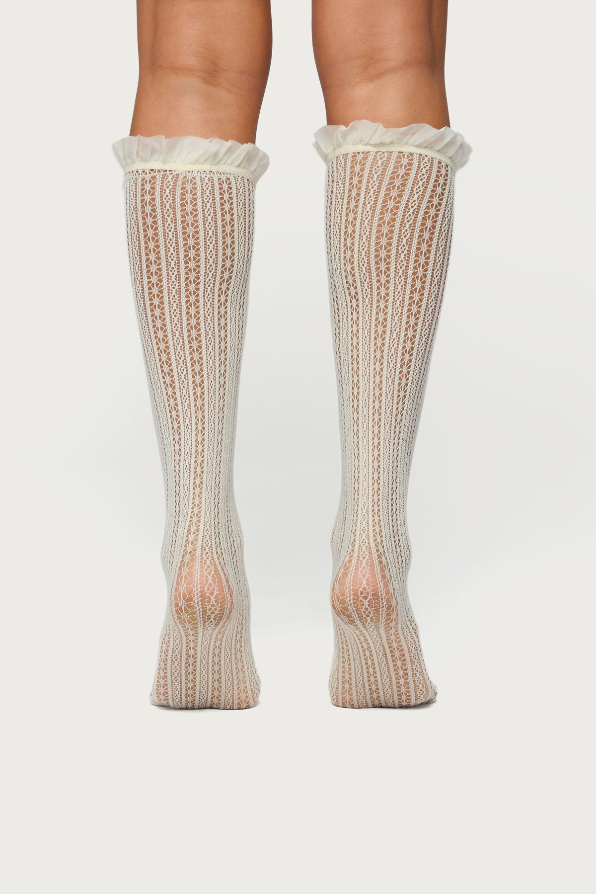 Sheer Lace Socks-Milans Time