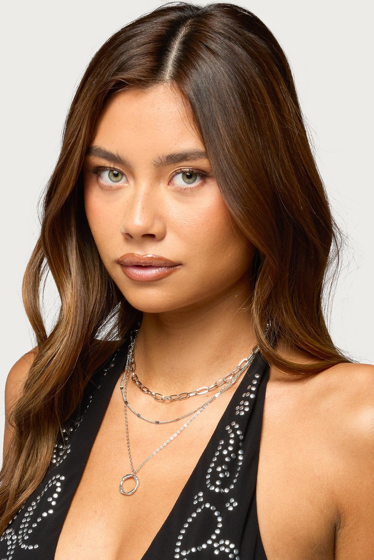 Layered Mixed Chain Necklace-Milans Time