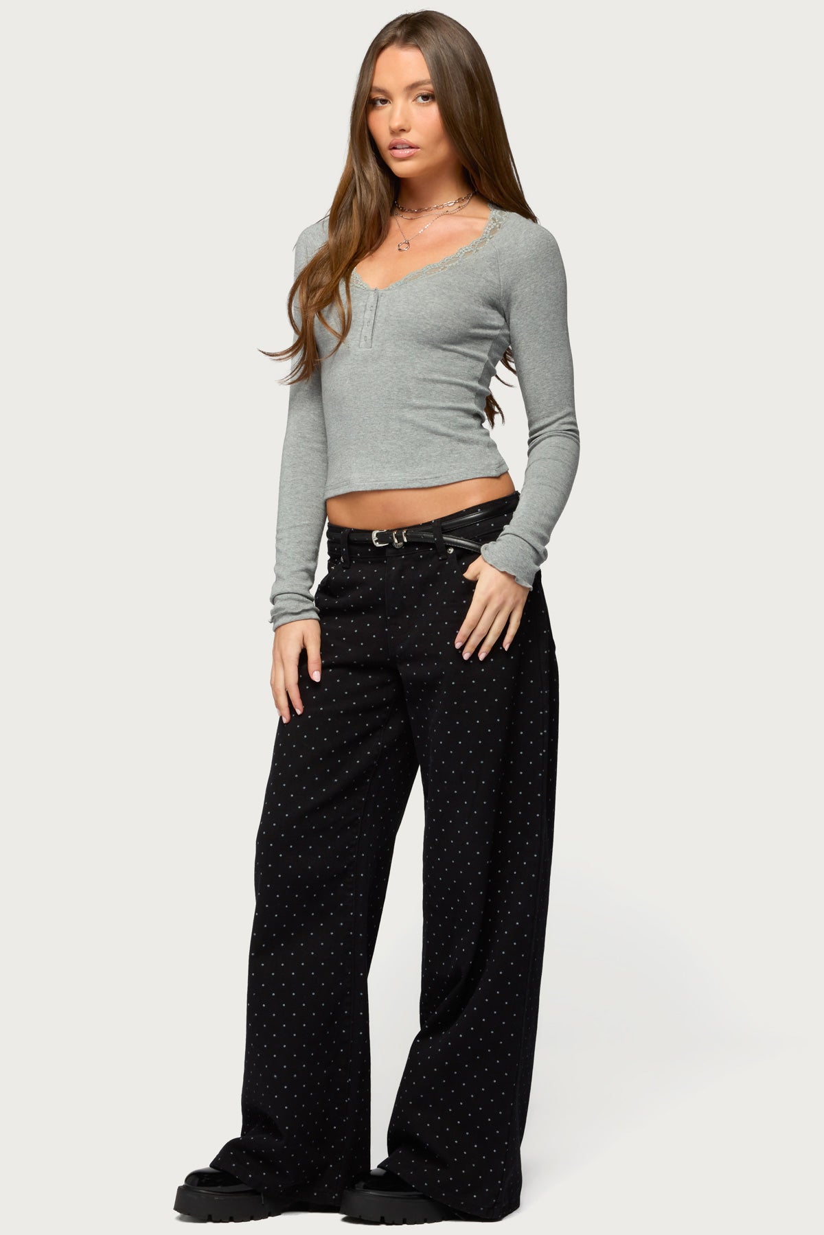 Shanah Lacey Henley Top-Milans Time