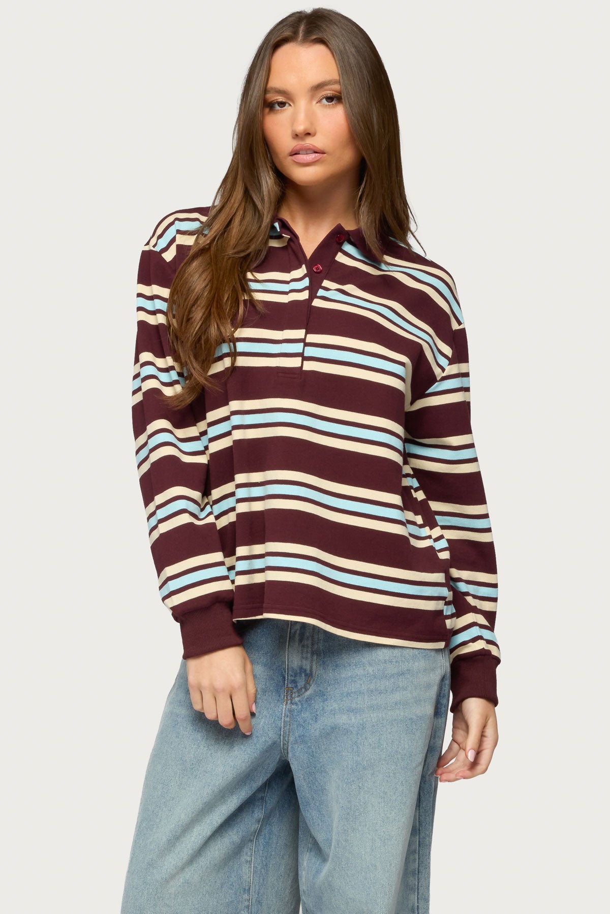Renya Striped Rugby Shirt-Milans Time
