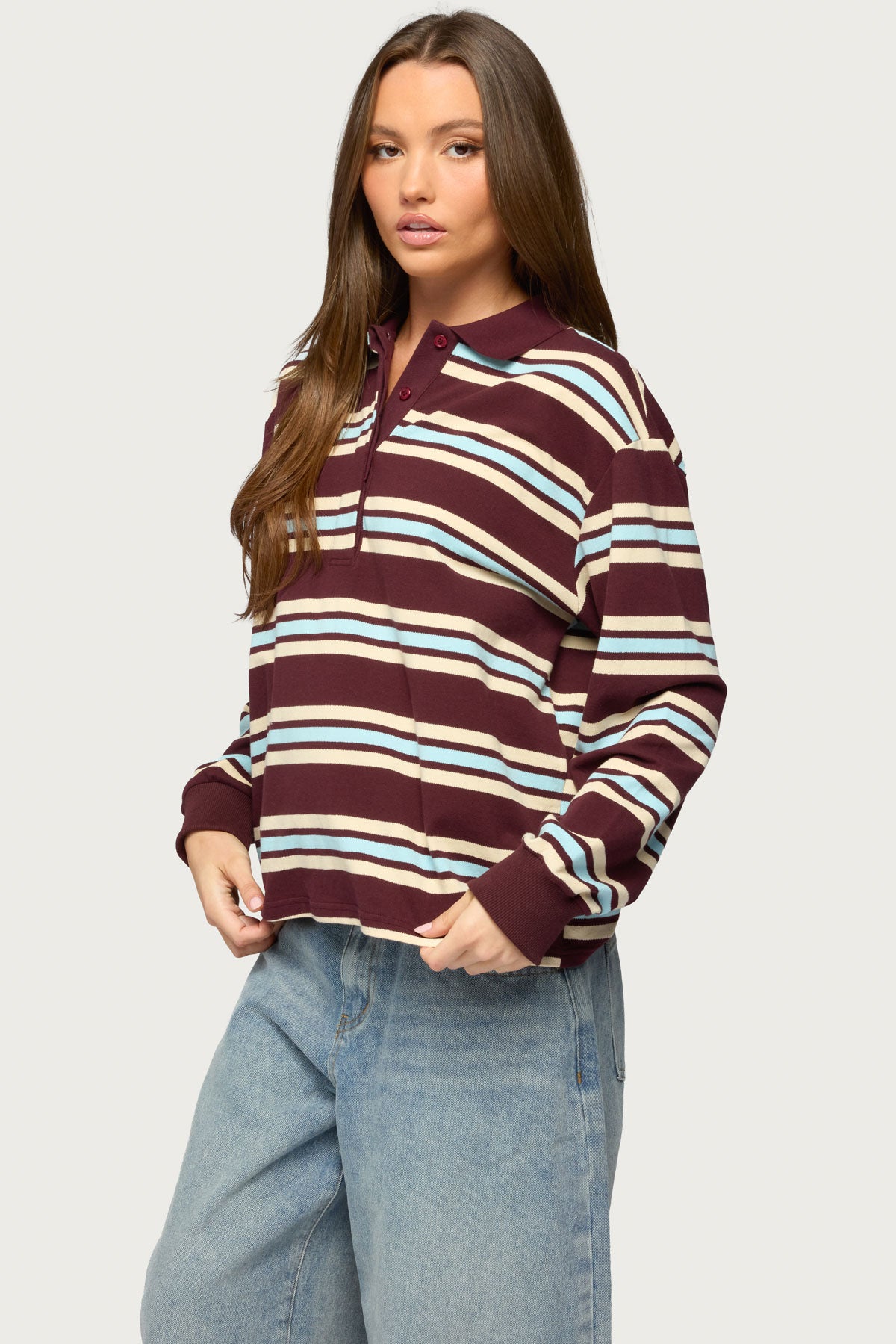 Renya Striped Rugby Shirt-Milans Time