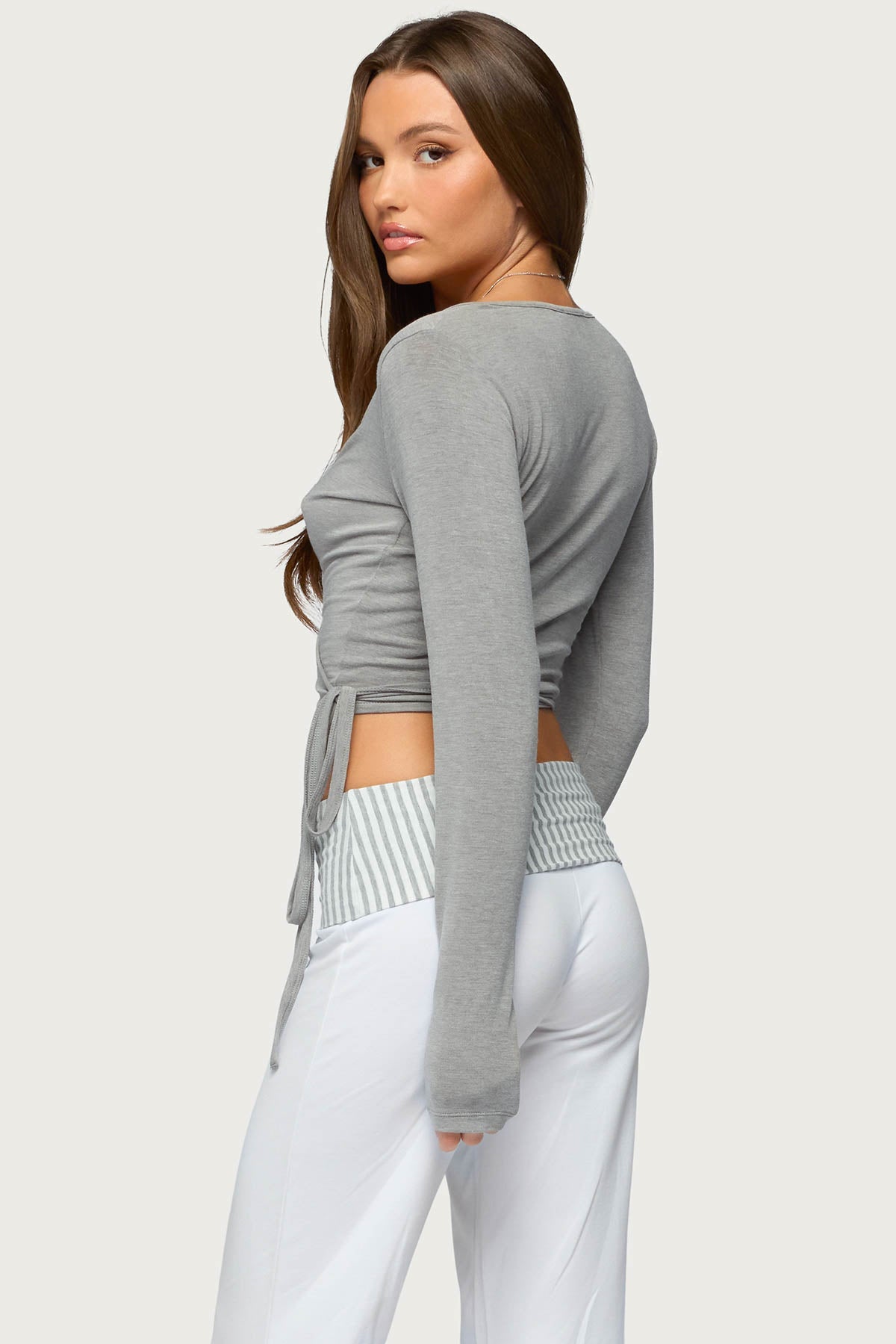 Malenna Wrap Top-Milans Time