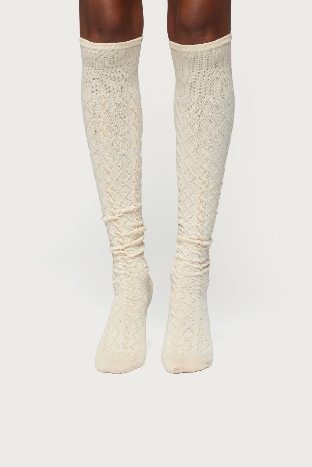 Cable Knit Socks-Milans Time