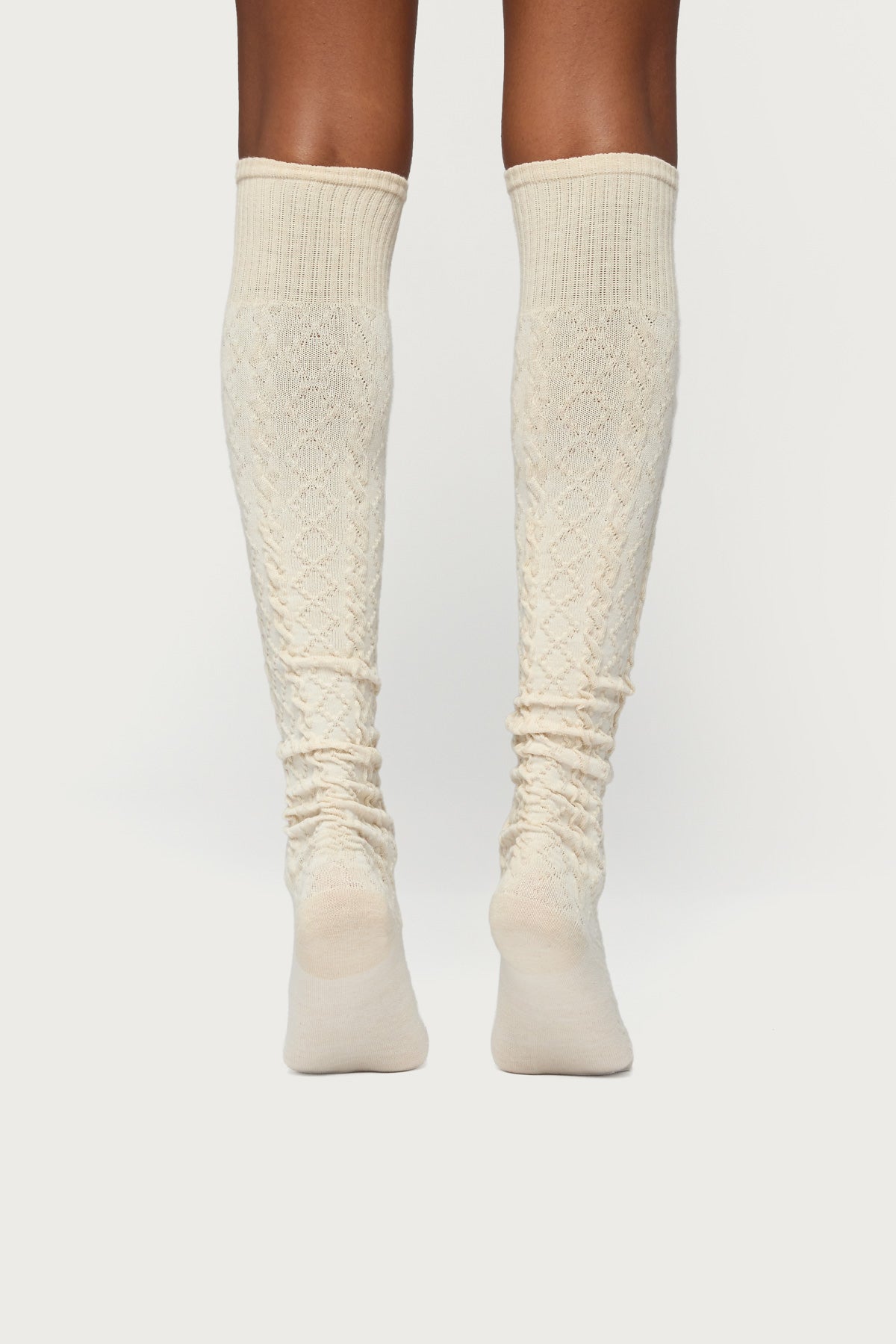 Cable Knit Socks-Milans Time